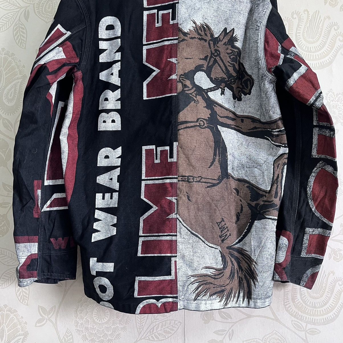 Maison MIHARA YASUHIRO × Maison Margiela MAISON MIHARAYASUHIRO MILLIONS FW19 RUNWAY PRINTED JACKET Size US XL / EU 56 / 4 - 13 Thumbnail