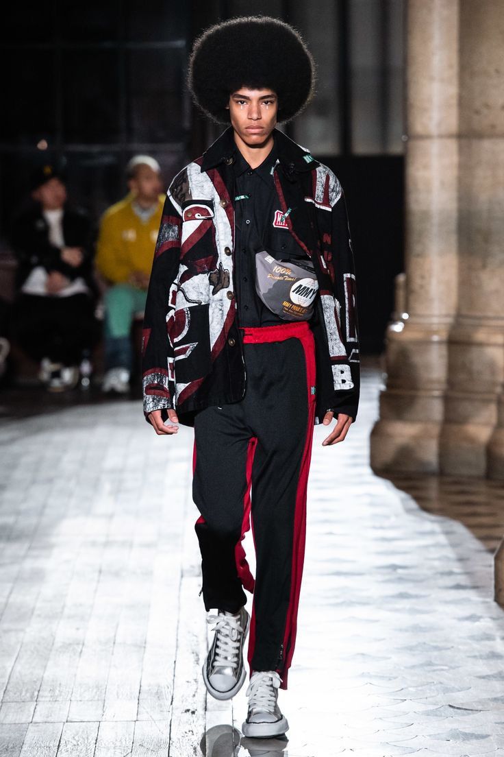 Maison MIHARA YASUHIRO × Maison Margiela MAISON MIHARAYASUHIRO MILLIONS FW19 RUNWAY PRINTED JACKET Size US XL / EU 56 / 4 - 1 Thumbnail