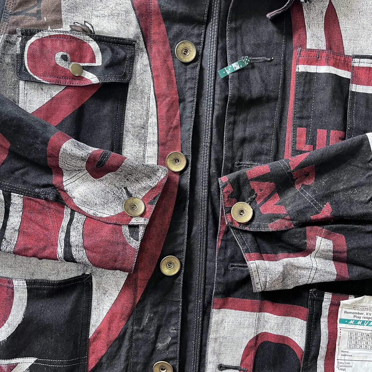 Maison MIHARA YASUHIRO × Maison Margiela MAISON MIHARAYASUHIRO MILLIONS FW19 RUNWAY PRINTED JACKET Size US XL / EU 56 / 4 - 19 Thumbnail