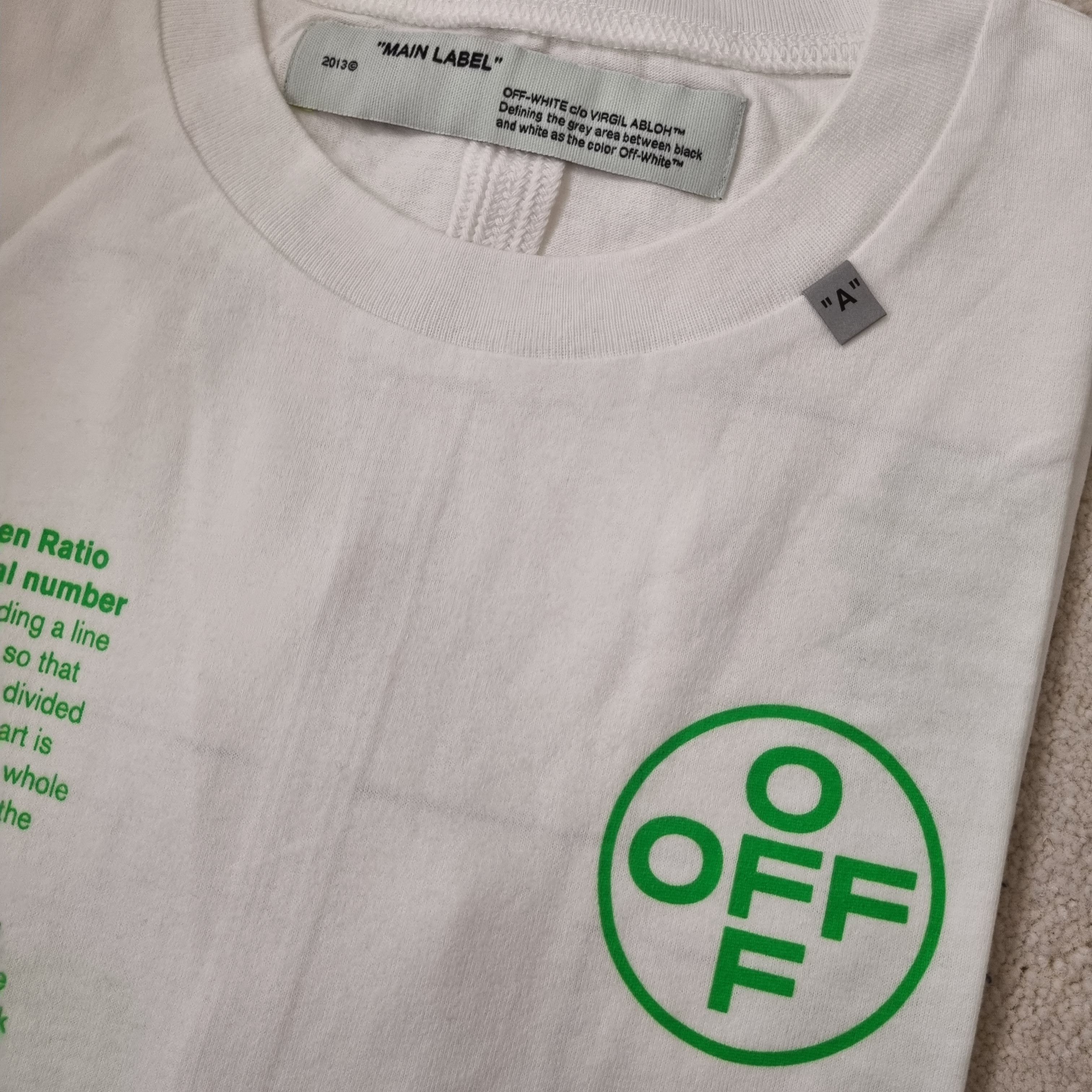 Off-White Off White Golden Ratio White Virgil Medium Size US M / EU 48-50 / 2 - 7 Thumbnail