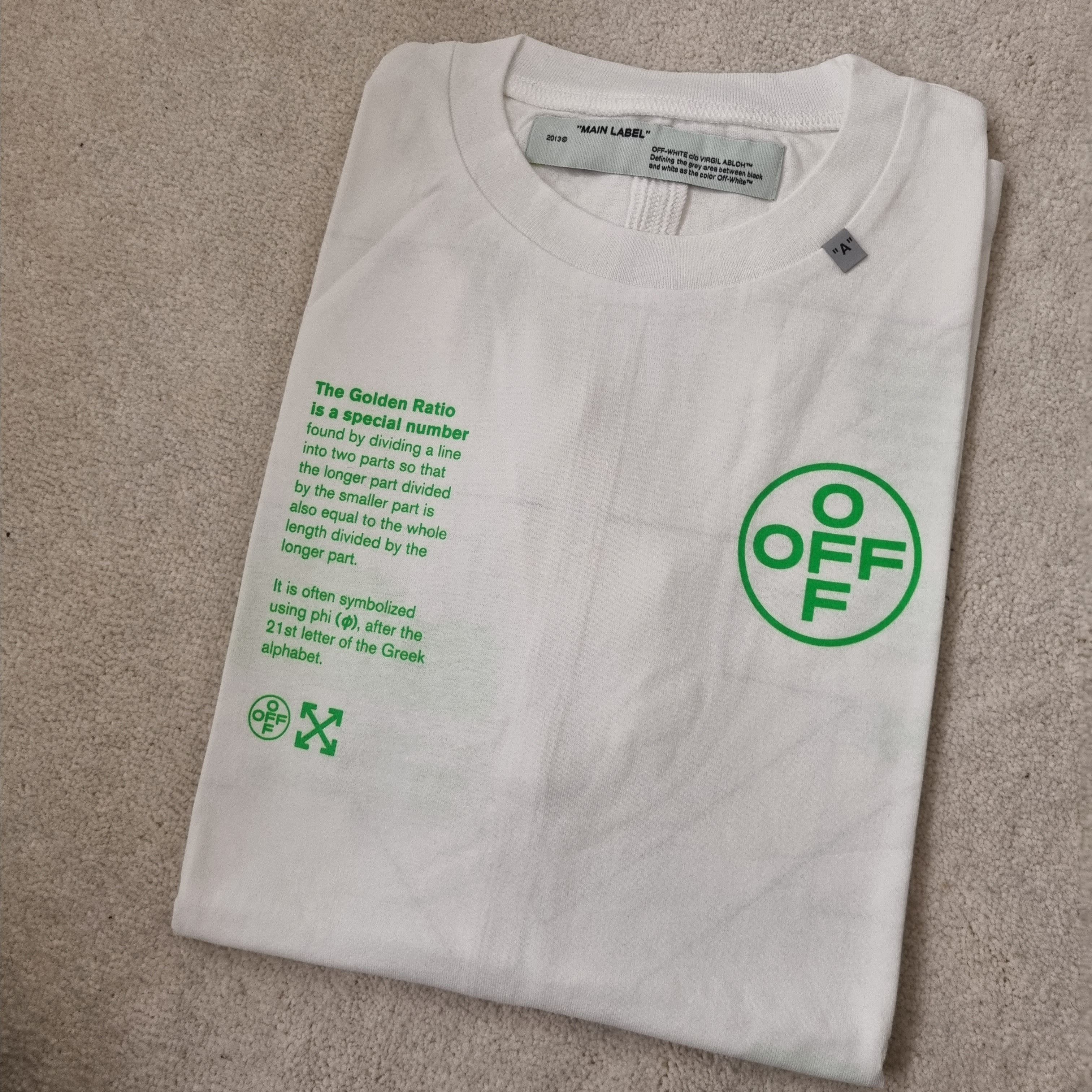 Off-White Off White Golden Ratio White Virgil Medium Size US M / EU 48-50 / 2 - 8 Thumbnail