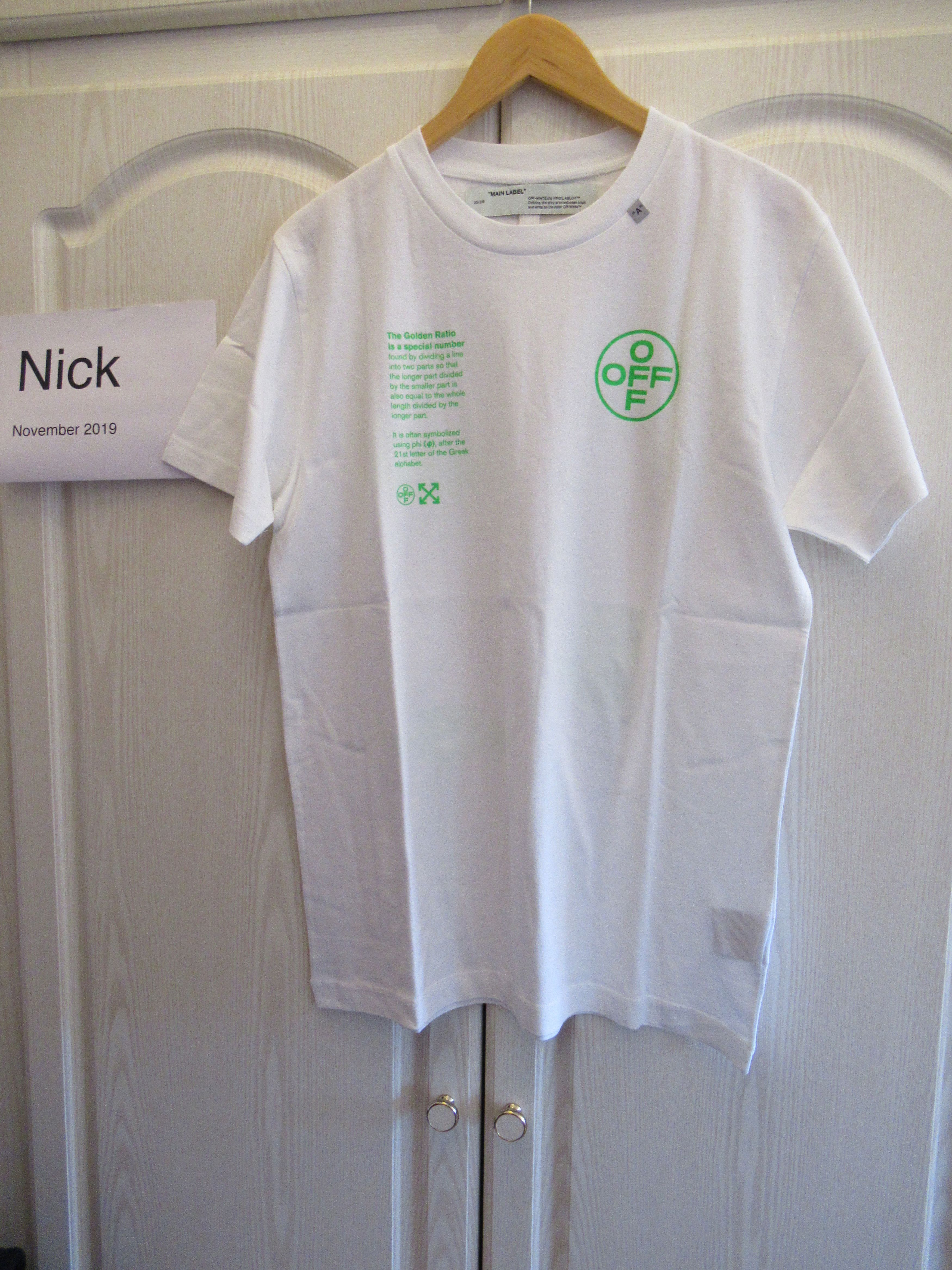Off-White Off White Golden Ratio White Virgil Medium Size US M / EU 48-50 / 2 - 2 Thumbnail