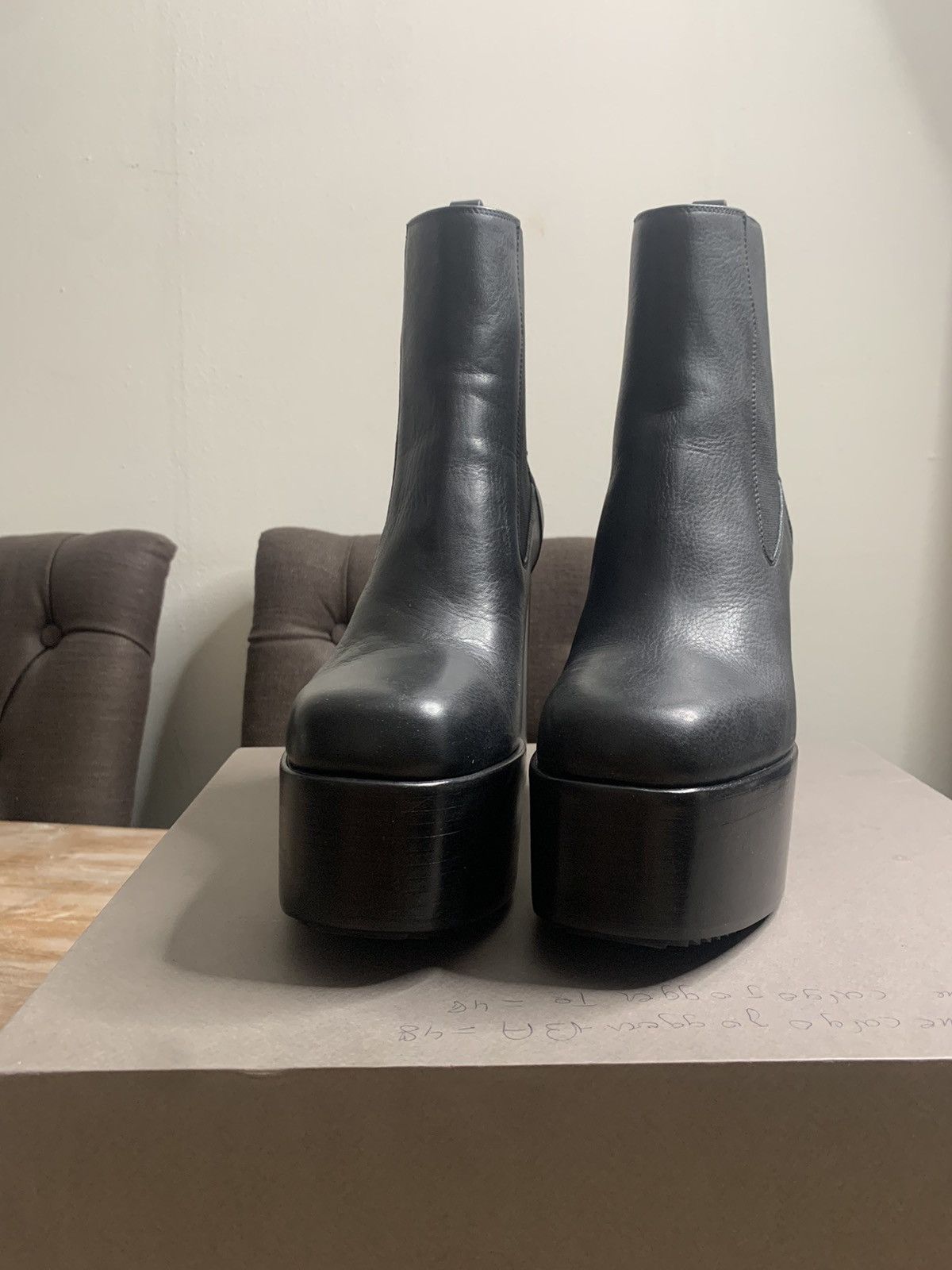 Rick Owens Kiss boots EU40 Size US 10 / IT 40 - 3 Thumbnail