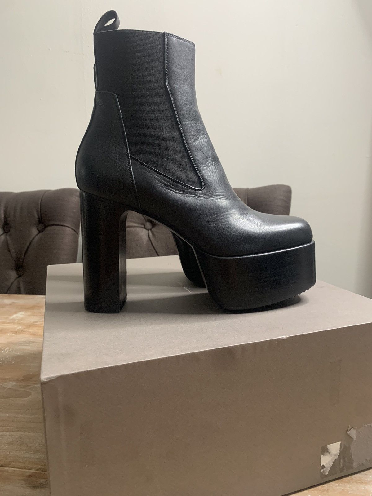 Rick Owens Kiss boots EU40 Size US 10 / IT 40 - 2 Thumbnail