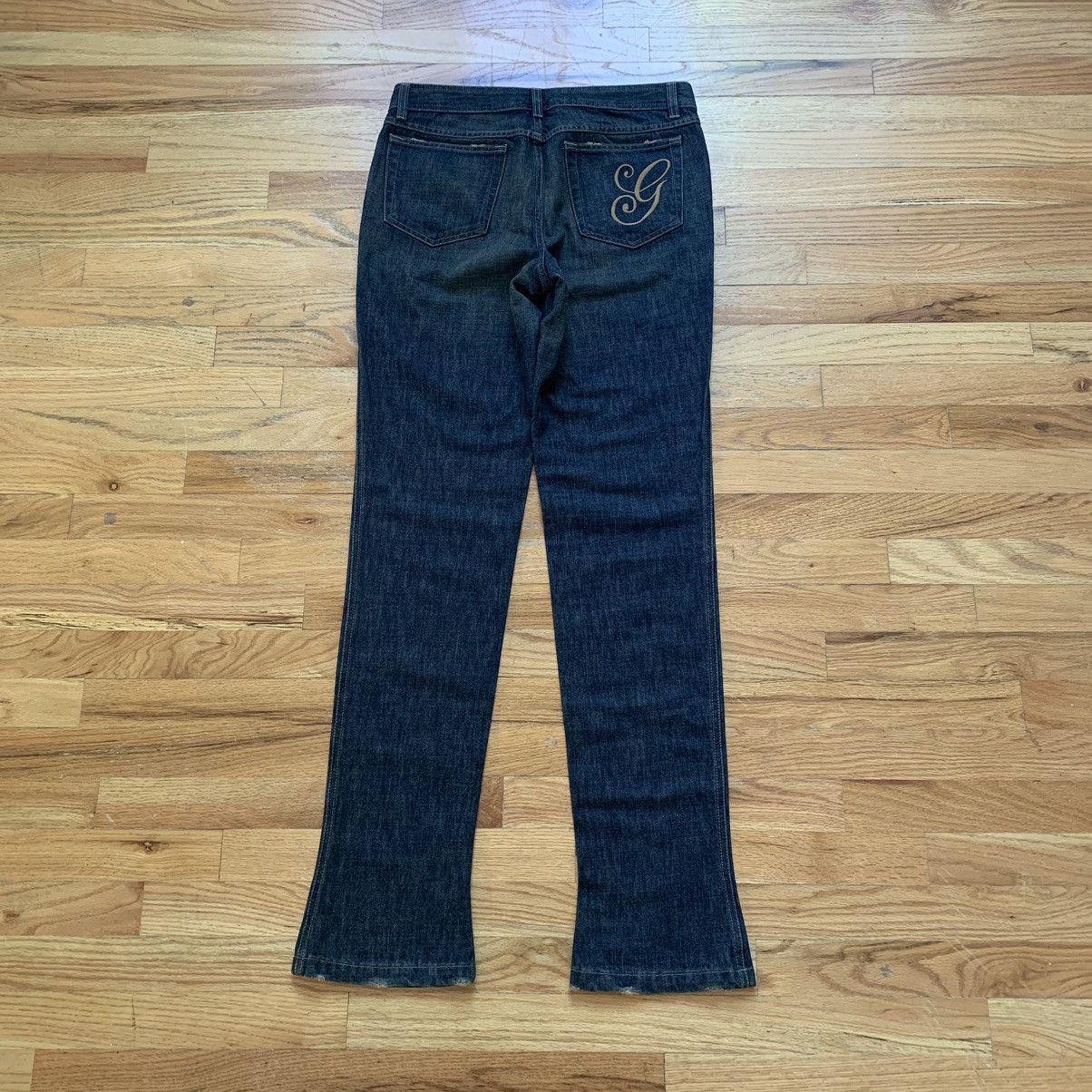 Gucci × Tom Ford FW2001 G-Logo Dirt Wash Campaign Jeans Size 30" / US 8 / IT 44 - 7 Thumbnail
