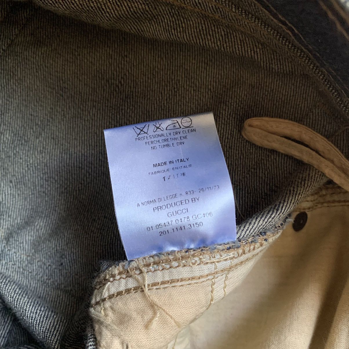 Gucci × Tom Ford FW2001 G-Logo Dirt Wash Campaign Jeans Size 30" / US 8 / IT 44 - 6 Thumbnail