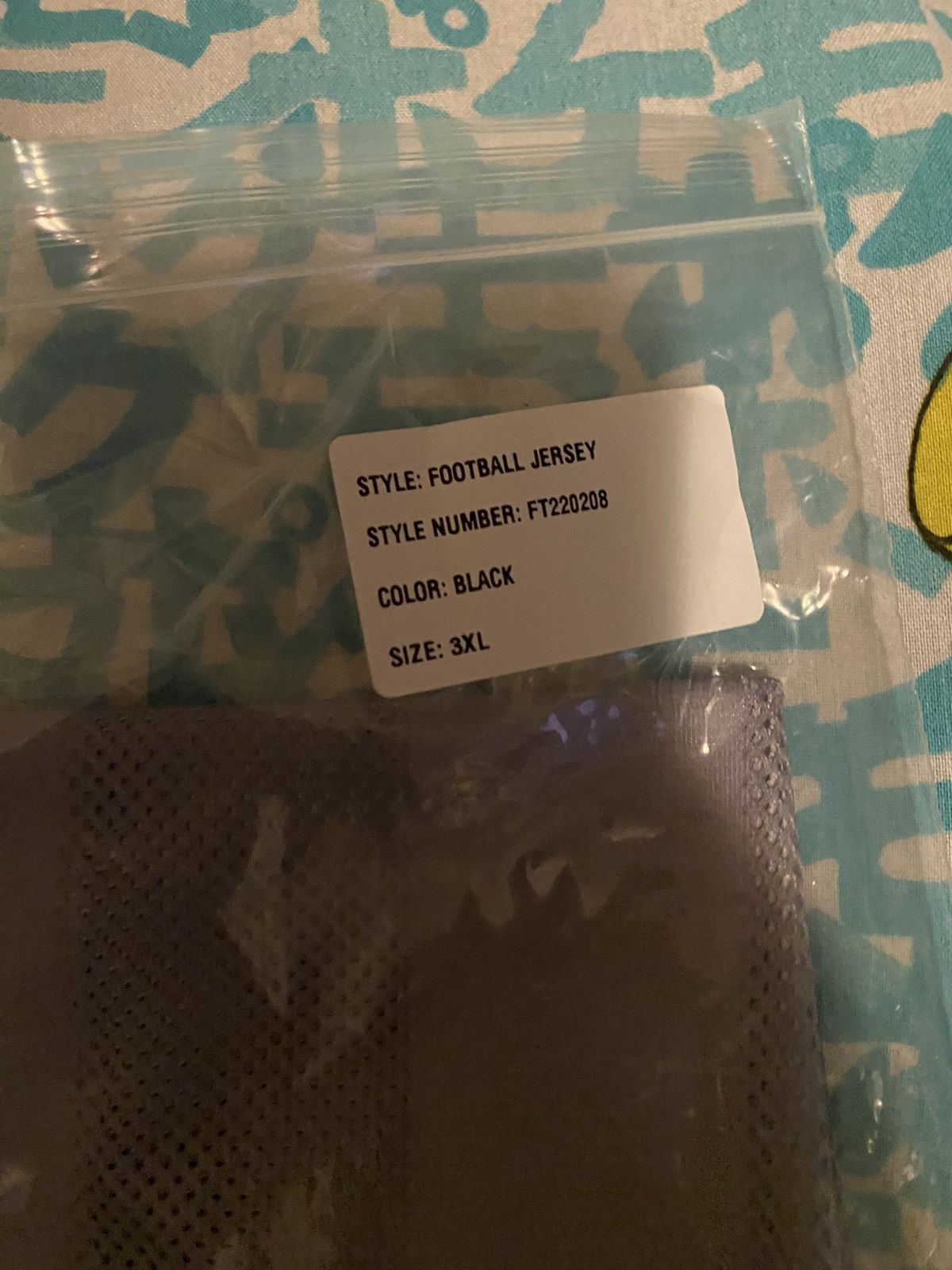 Fuck The Population FTP F.U. Football Jersey Black 3XL Size US XXL / EU 58 / 5 - 5 Thumbnail