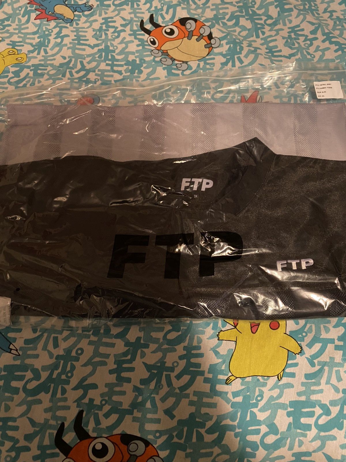 Fuck The Population FTP F.U. Football Jersey Black 3XL Size US XXL / EU 58 / 5 - 3 Thumbnail