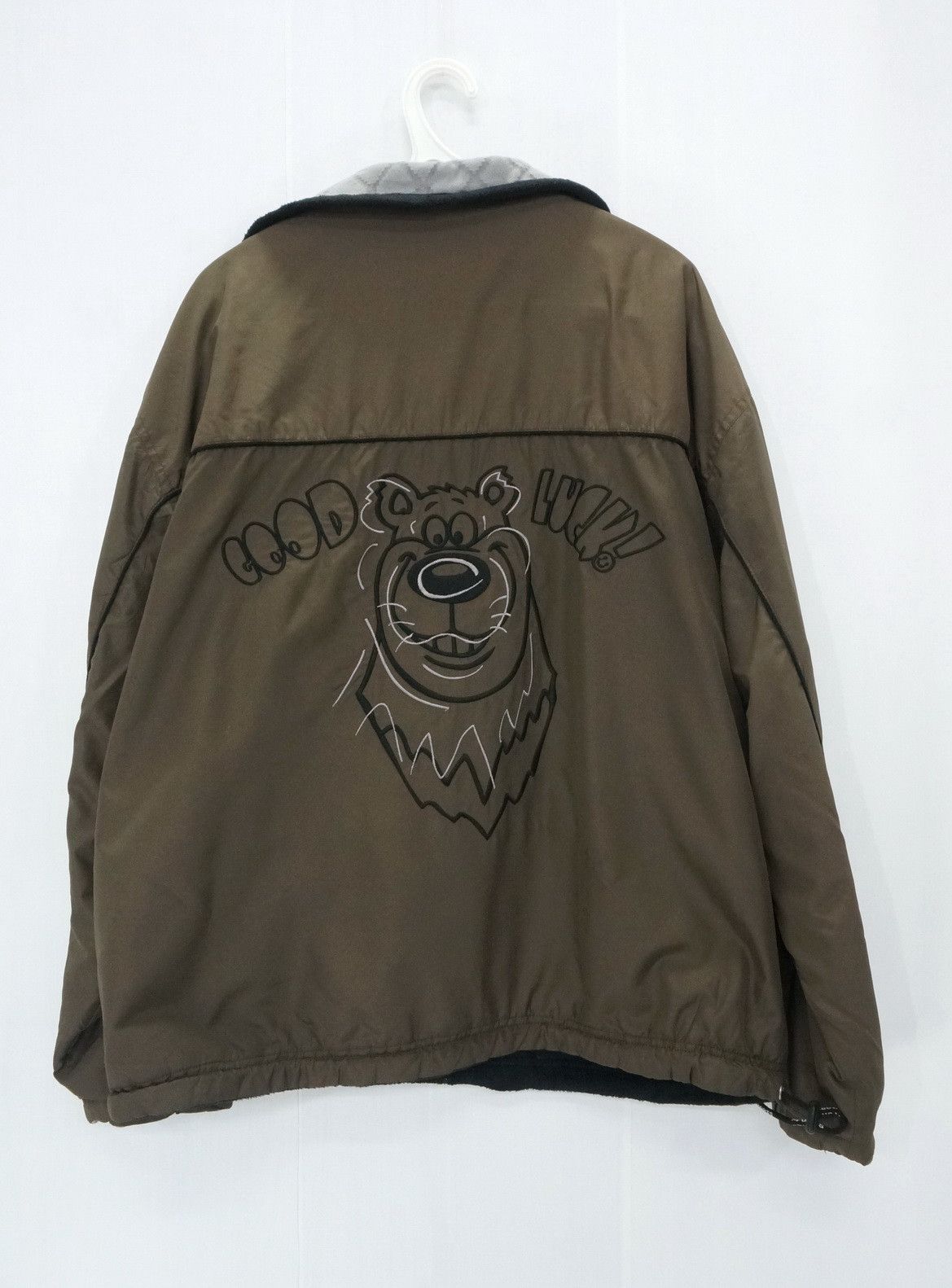 Cartoon Network Vintage CLUB WOLVES Cartoon Bear Reversible Jacket Size US XL / EU 56 / 4 - 5 Thumbnail