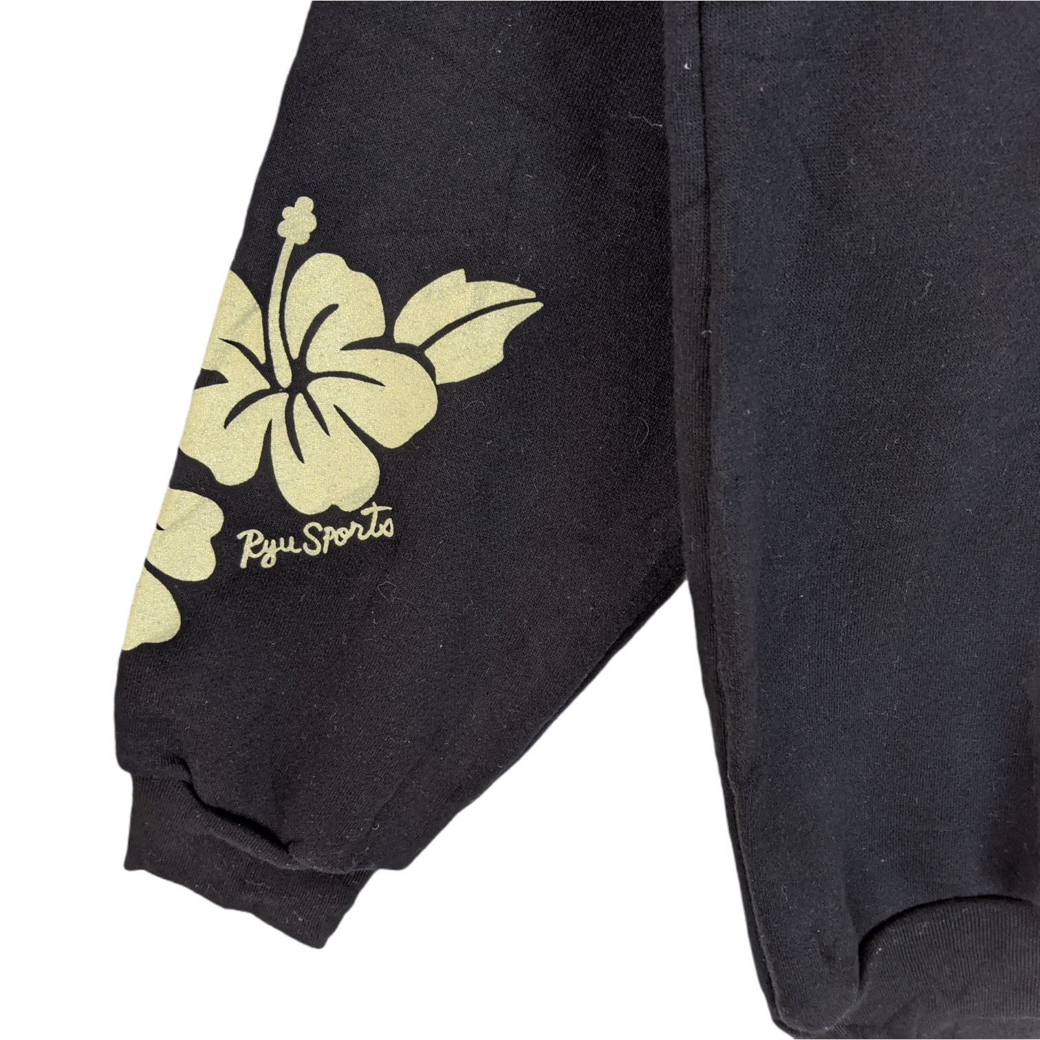 Japanese Brand RYU SPORTS Flower Big Logo Oversize Jumper Sweatshirt Size US M / EU 48-50 / 2 - 8 Thumbnail