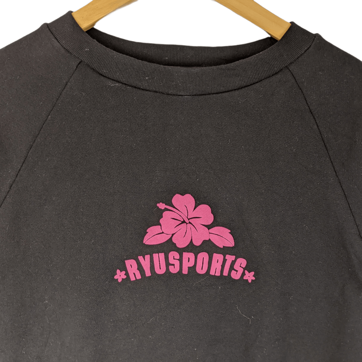Japanese Brand RYU SPORTS Flower Big Logo Oversize Jumper Sweatshirt Size US M / EU 48-50 / 2 - 7 Thumbnail