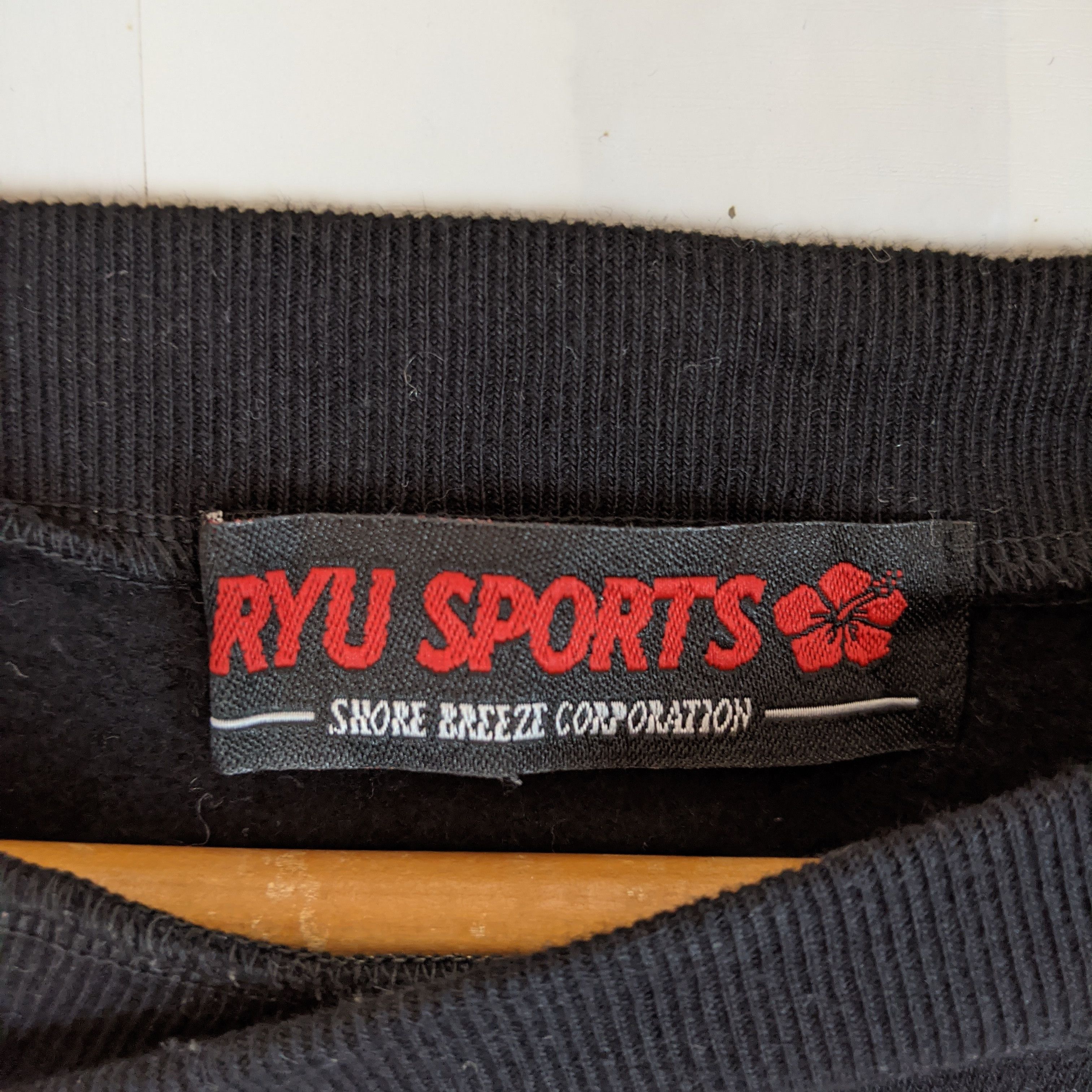 Japanese Brand RYU SPORTS Flower Big Logo Oversize Jumper Sweatshirt Size US M / EU 48-50 / 2 - 11 Thumbnail