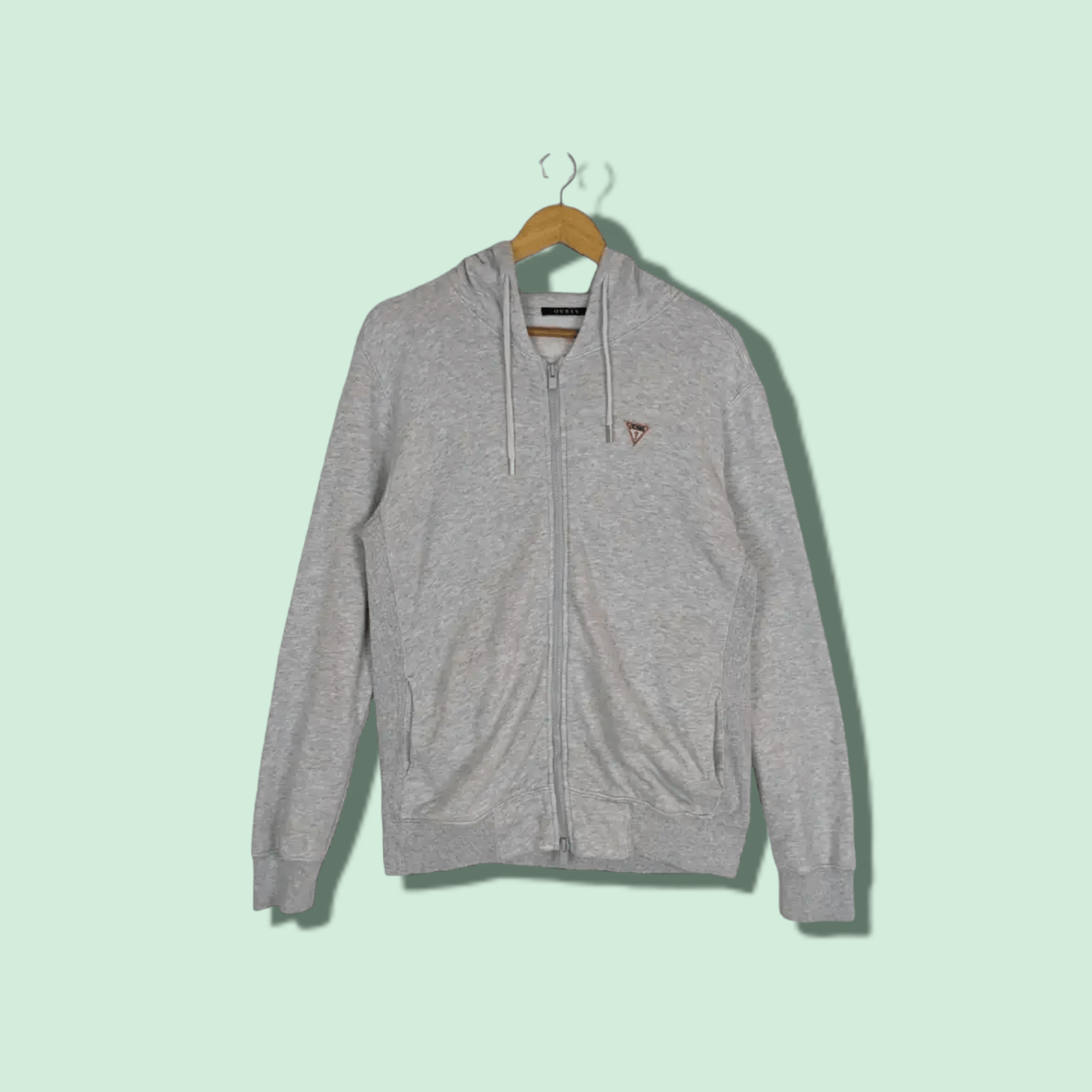 Guess GUESS Plain Zipper Hoodie Size US M / EU 48-50 / 2 - 1 Thumbnail