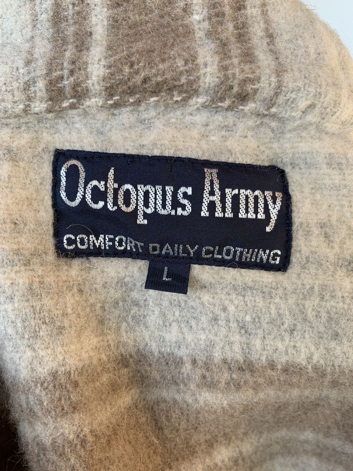 Octopus × Vintage Vintage Octopus Army Wool Jacket/Size L Size US L / EU 52-54 / 3 - 7 Thumbnail