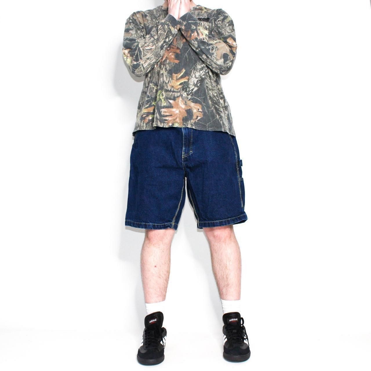 Vintage Y2K Denim baggy jorts | Grailed