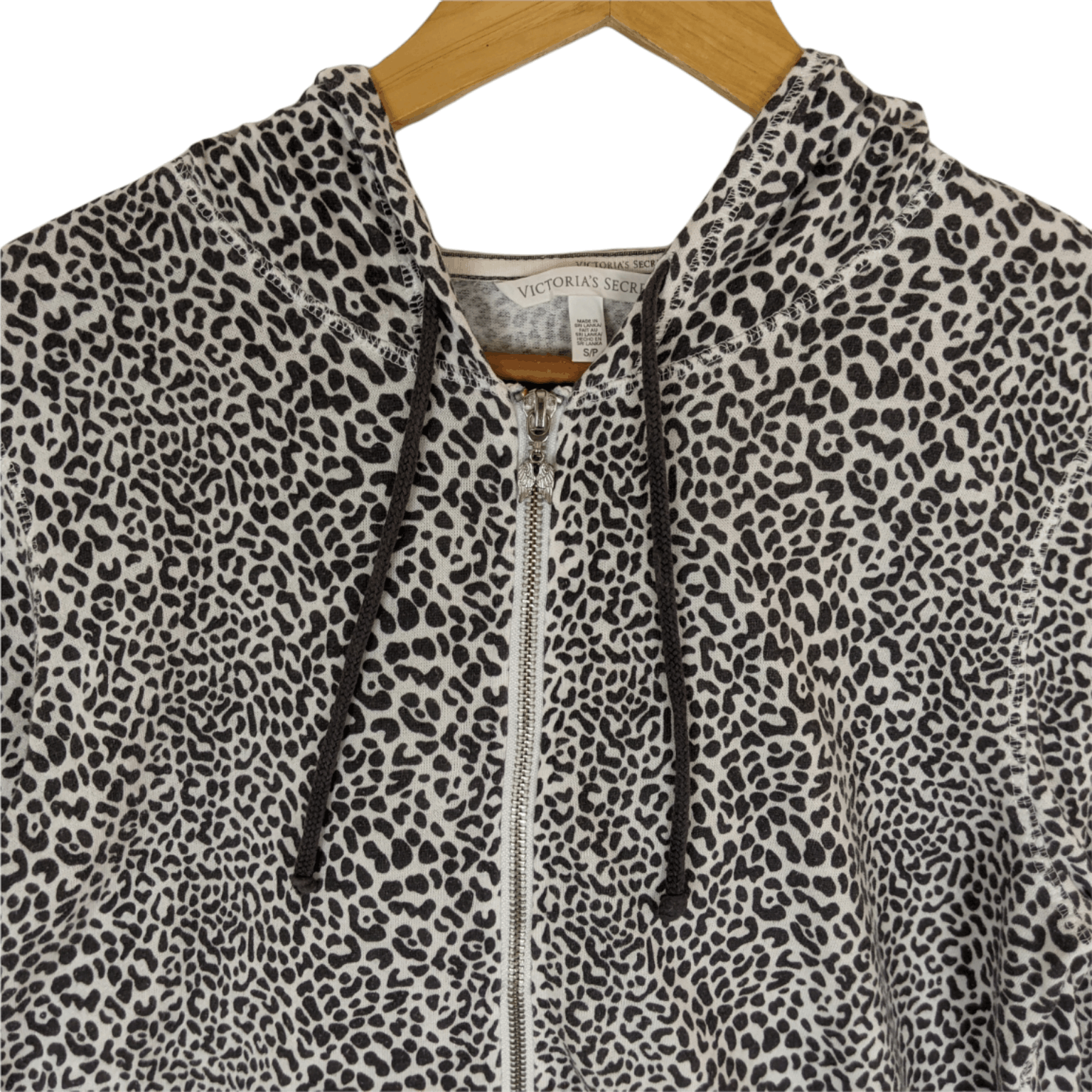 American Apparel VICTORIA SECRET Leopard Hoodie Size S / US 4 / IT 40 - 4 Thumbnail