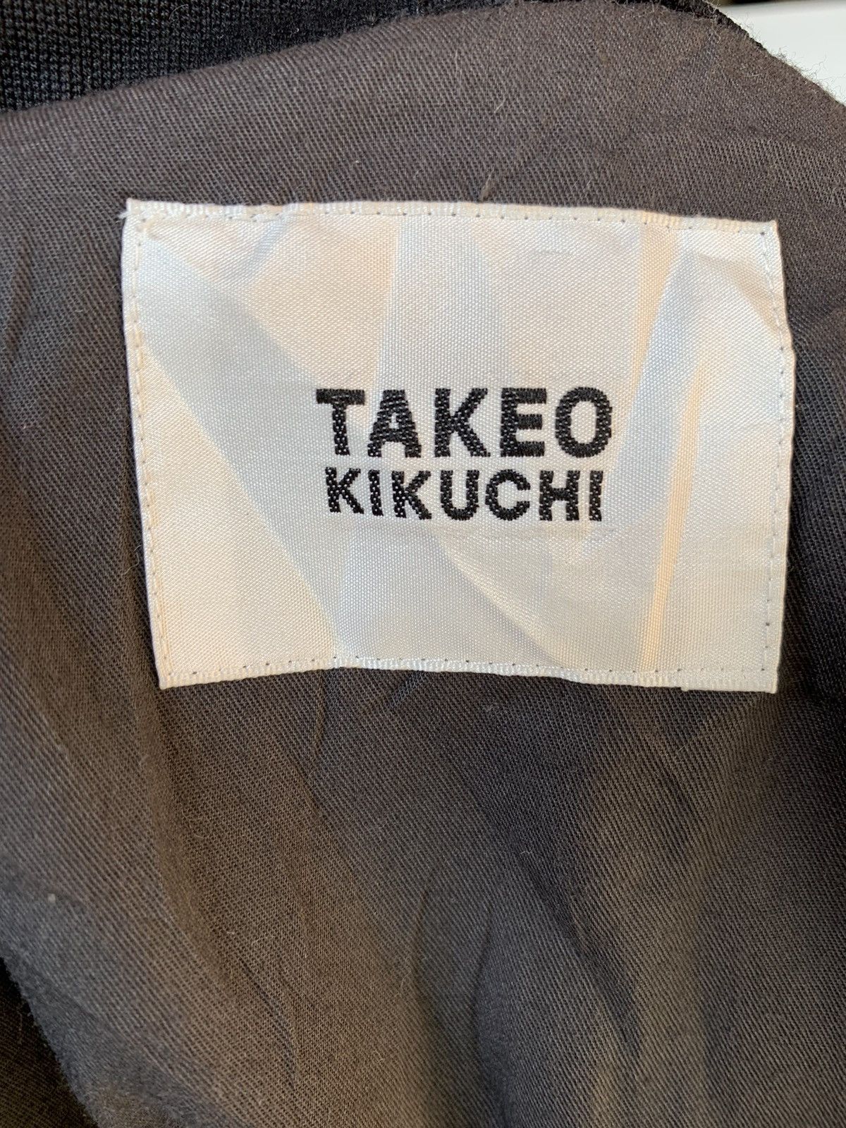 Designer × Takeo Kikuchi Vintage Takeo Kikuchi Long Denim Jacket/Black Colour Size US M / EU 48-50 / 2 - 4 Thumbnail
