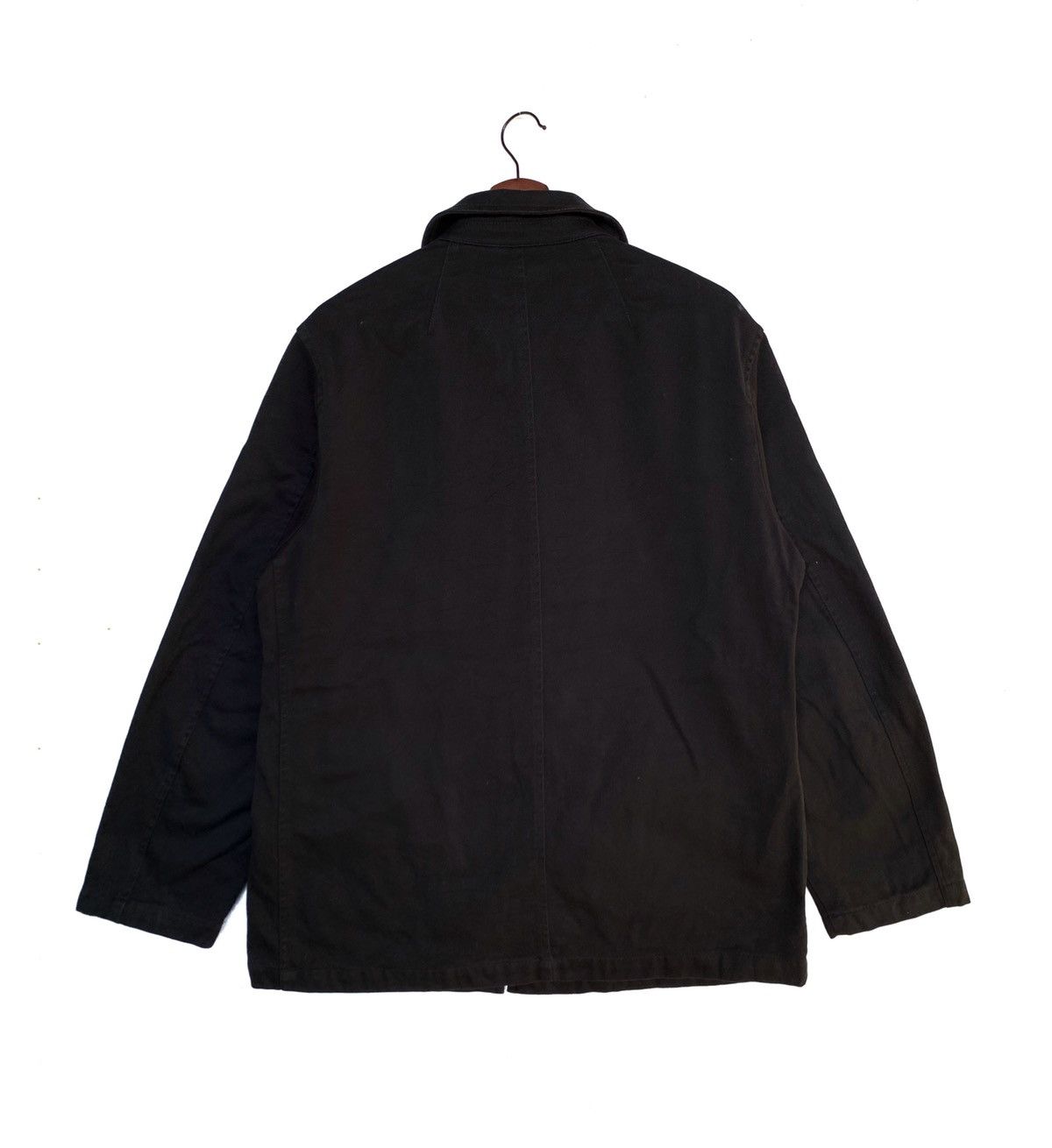 Designer × Takeo Kikuchi Vintage Takeo Kikuchi Long Denim Jacket/Black Colour Size US M / EU 48-50 / 2 - 2 Thumbnail