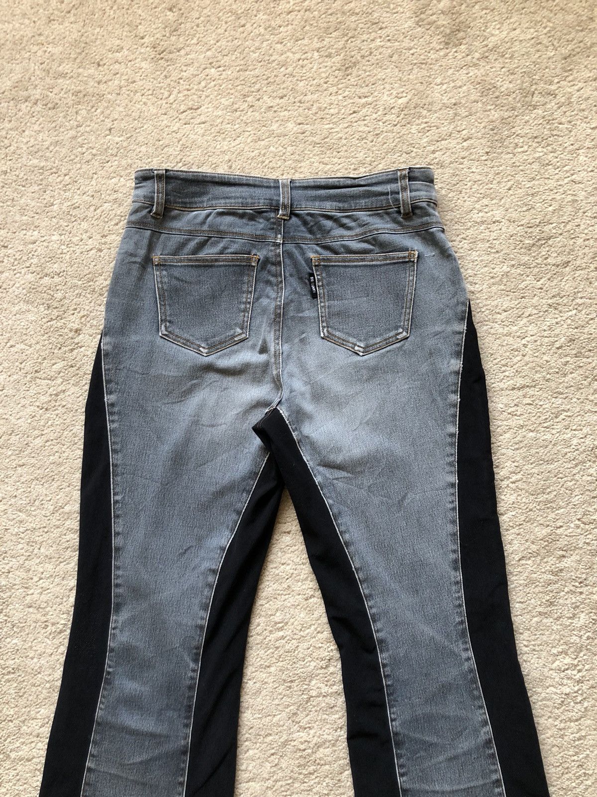 Kansai Yamamoto 1990s Kansai Yamamoto Hybrid Flare Jeans Size US 29 - 10 Thumbnail