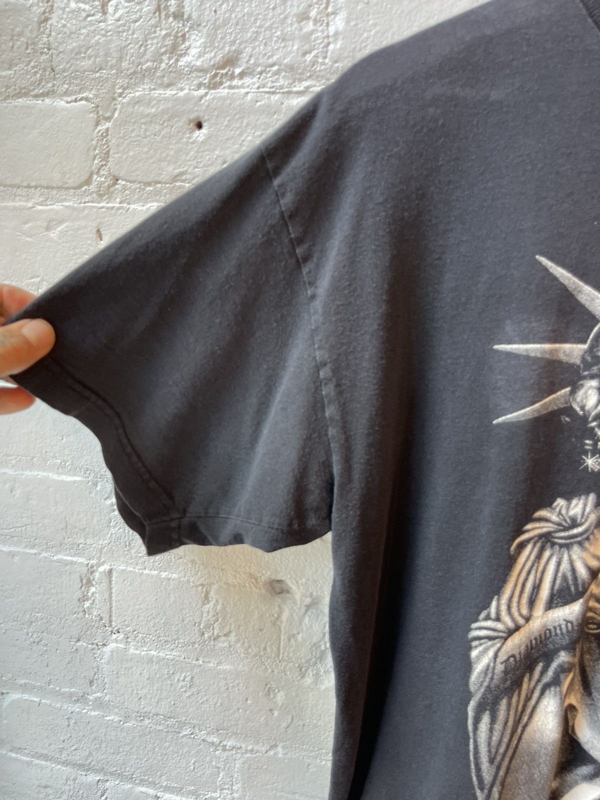Vintage Vintage NYC GANGSTA STATUE LIBERTY SHOTGUN Shirt! Size US L / EU 52-54 / 3 - 3 Thumbnail