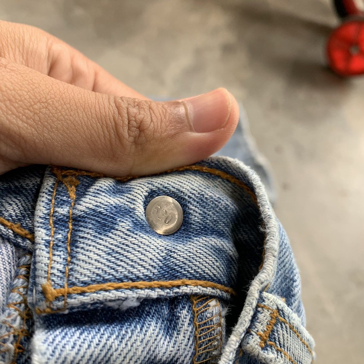 Levi's × Levi's Vintage Clothing Vintage 90s Levis 501 Distressed Patchwork Denim Pant Size US 28 / EU 44 - 8 Thumbnail