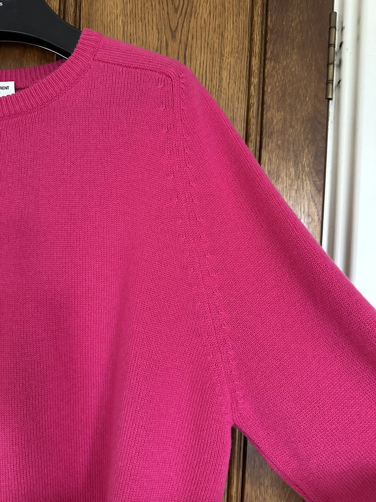 Saint Laurent Paris SS15 Saint Laurent psych rock pink cashmere sweater Hedi Size US XL / EU 56 / 4 - 10 Thumbnail