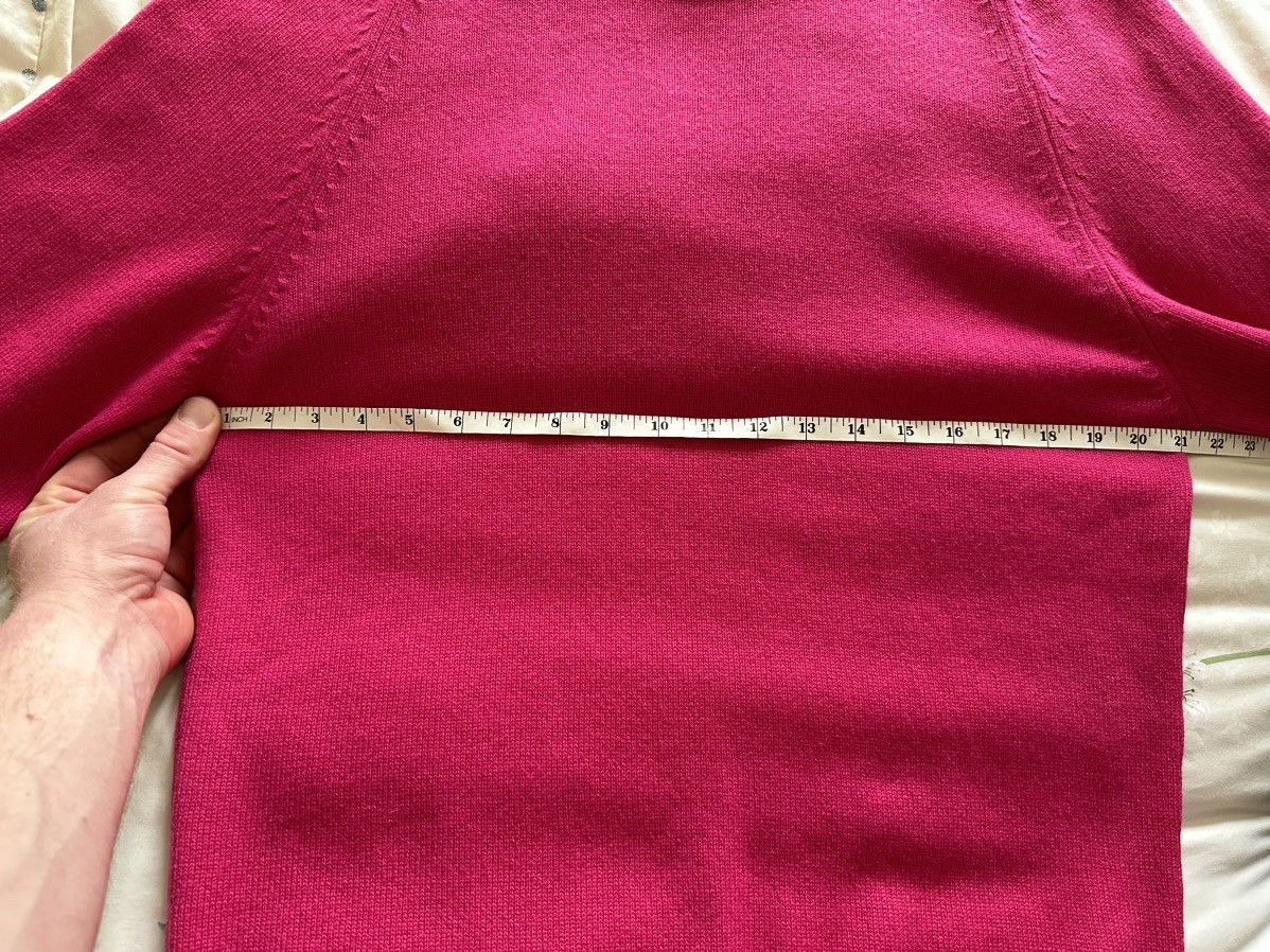 Saint Laurent Paris SS15 Saint Laurent psych rock pink cashmere sweater Hedi Size US XL / EU 56 / 4 - 5 Thumbnail