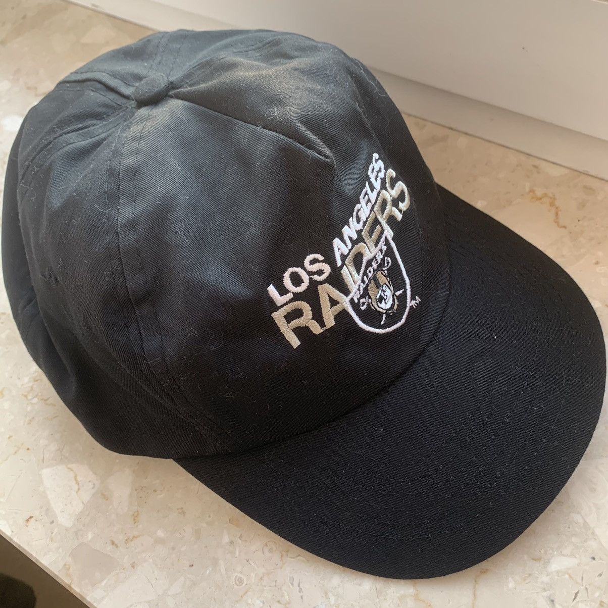 NFL Vintage Los Angeles Raiders Nylon Cap Size ONE SIZE - 1 Thumbnail