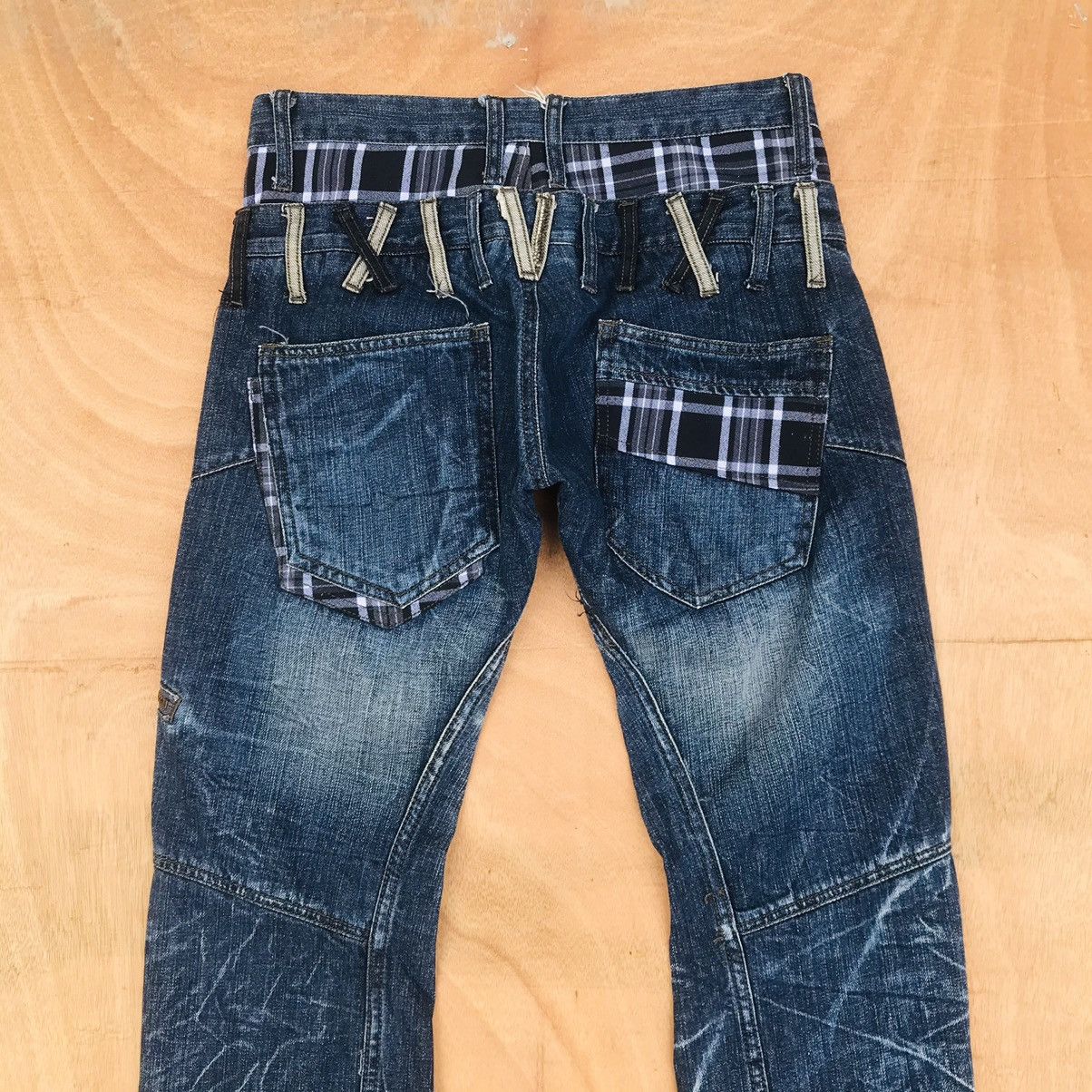 Japanese Brand Nylaus Thunderstorm flash mark zipper double waist Size US 29 - 9 Thumbnail
