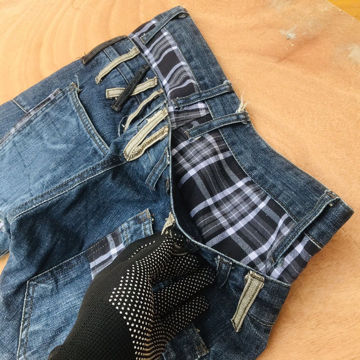 Japanese Brand Nylaus Thunderstorm flash mark zipper double waist Size US 29 - 10 Thumbnail