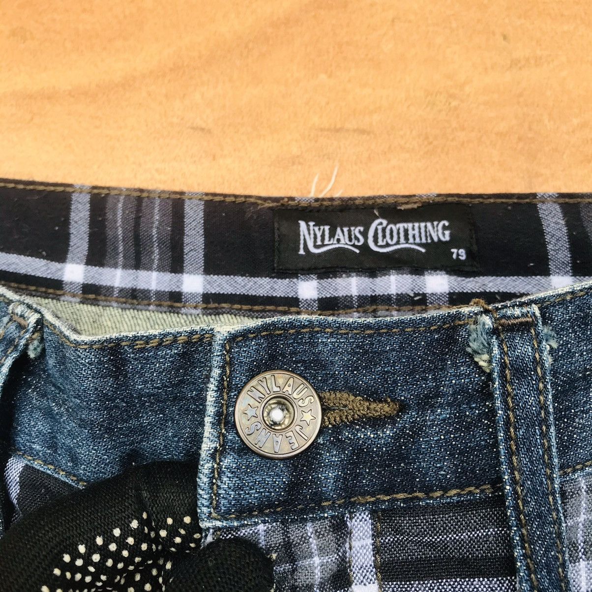 Japanese Brand Nylaus Thunderstorm flash mark zipper double waist Size US 29 - 12 Thumbnail