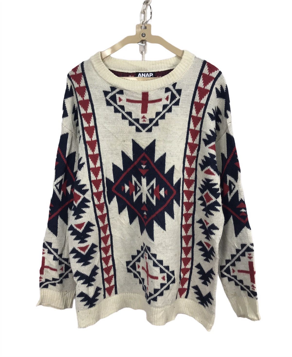 Japanese Brand Anap knit sweatshirt navajo printed Size M / US 6-8 / IT 42-44 - 1 Thumbnail