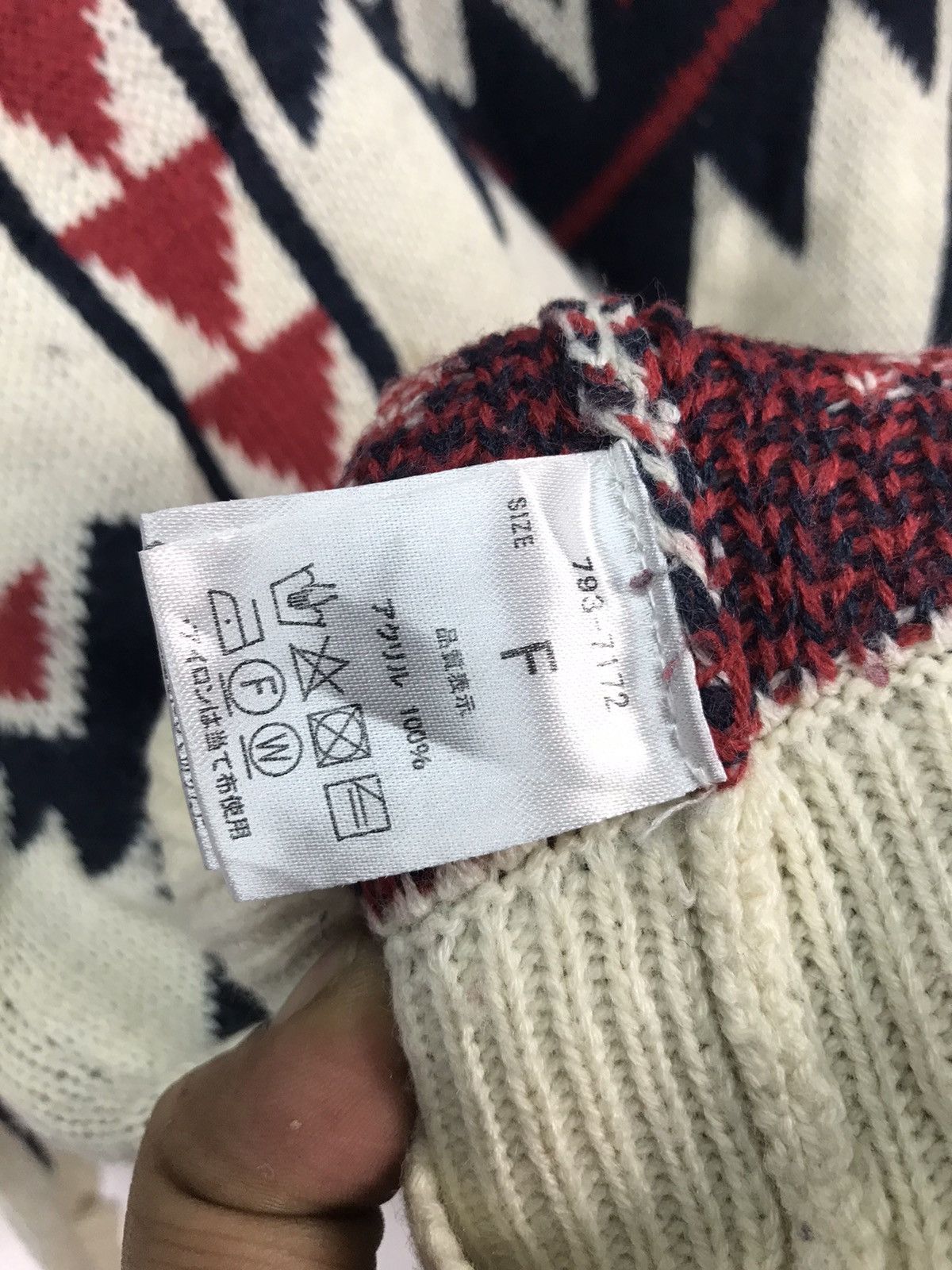 Japanese Brand Anap knit sweatshirt navajo printed Size M / US 6-8 / IT 42-44 - 4 Thumbnail