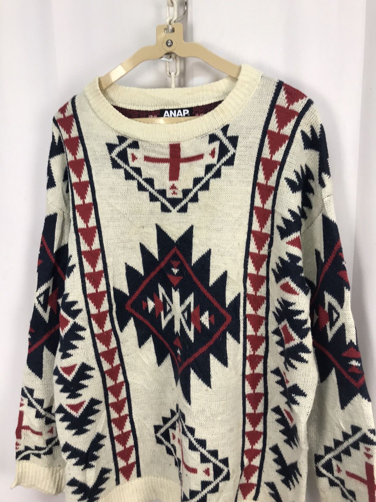 Japanese Brand Anap knit sweatshirt navajo printed Size M / US 6-8 / IT 42-44 - 5 Thumbnail