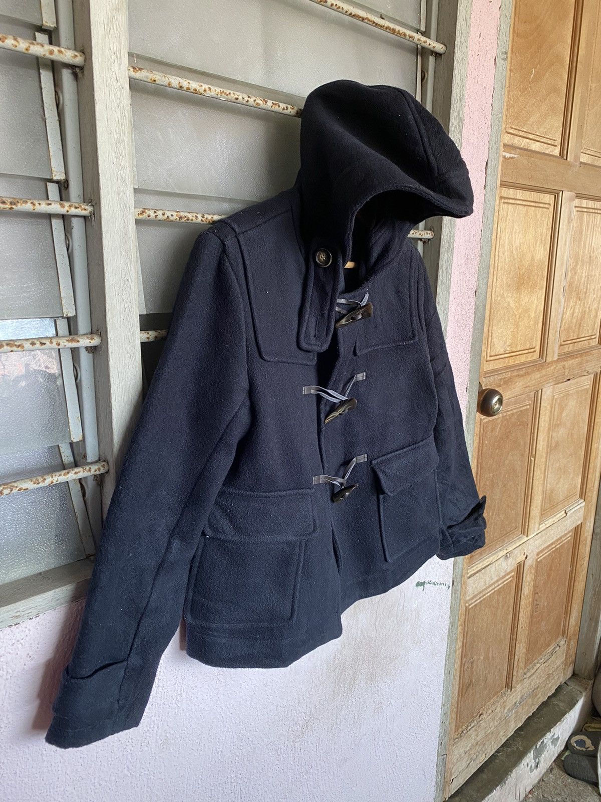 Japanese Brand Back Number Duffle Coat Size M / US 6-8 / IT 42-44 - 4 Thumbnail