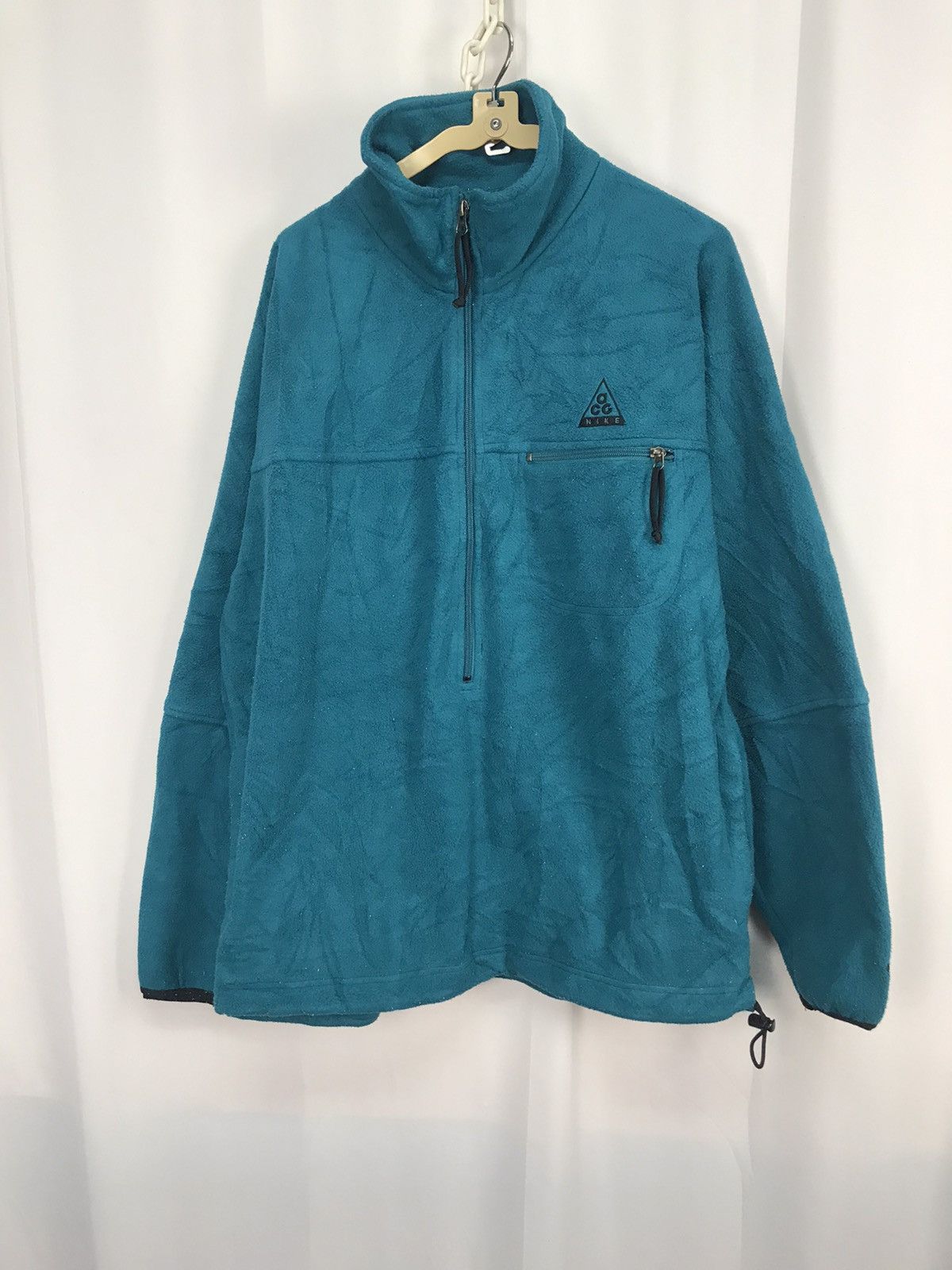 Nike ACG Nike acg embroidered spellout half zipper fleece jacket Size US XL / EU 56 / 4 - 9 Thumbnail
