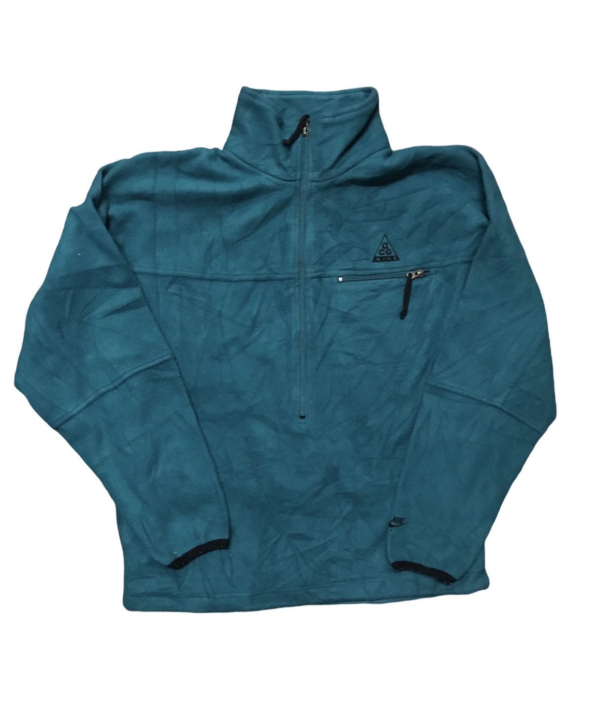 Nike ACG Nike acg embroidered spellout half zipper fleece jacket Size US XL / EU 56 / 4 - 3 Thumbnail