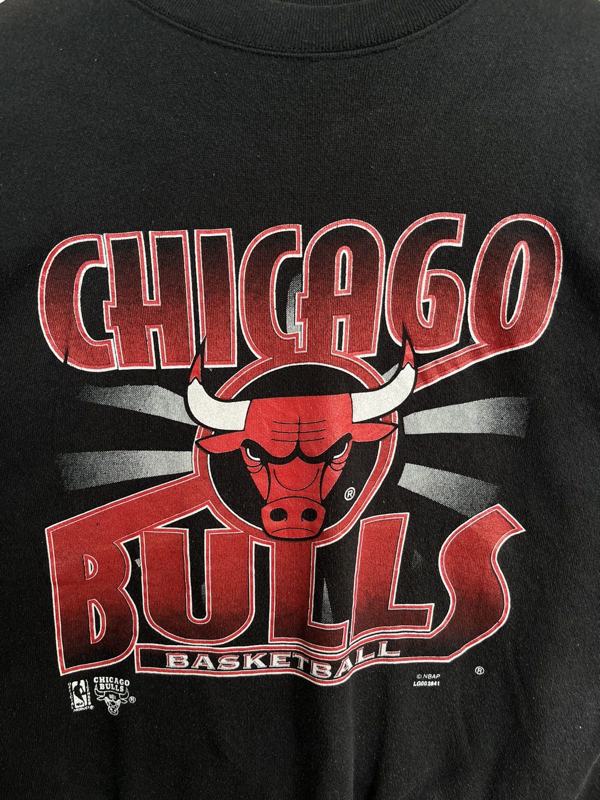 NBA × Vintage Vintage 90s Chicago Bulls Sweatshirt Size US XXL / EU 58 / 5 - 3 Thumbnail