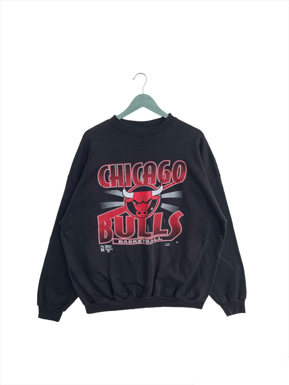 NBA × Vintage Vintage 90s Chicago Bulls Sweatshirt Size US XXL / EU 58 / 5 - 1 Thumbnail