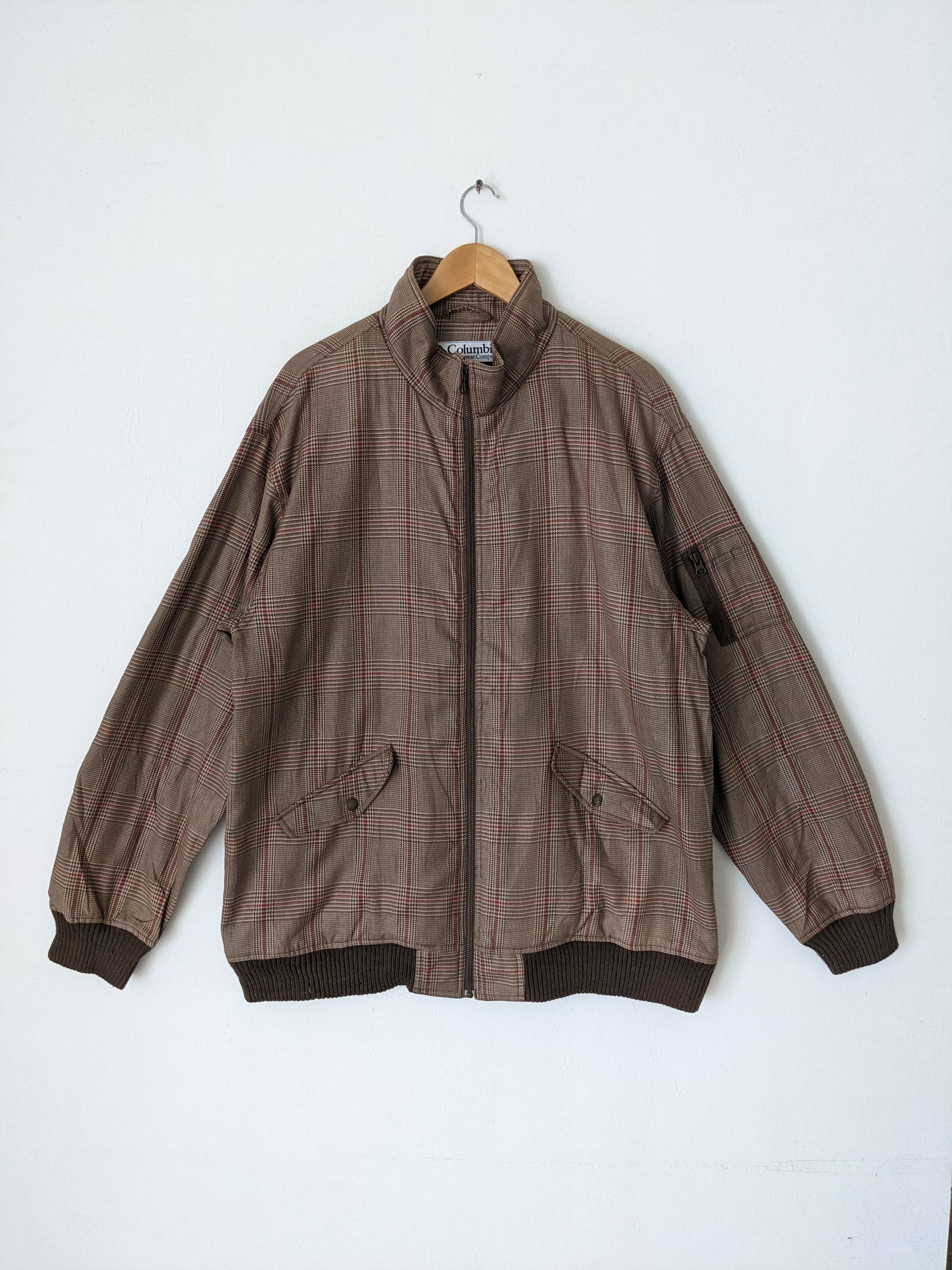 Columbia Vintage Columbia Jacket Outdoor Style Checkered Size US XL / EU 56 / 4 - 1 Thumbnail
