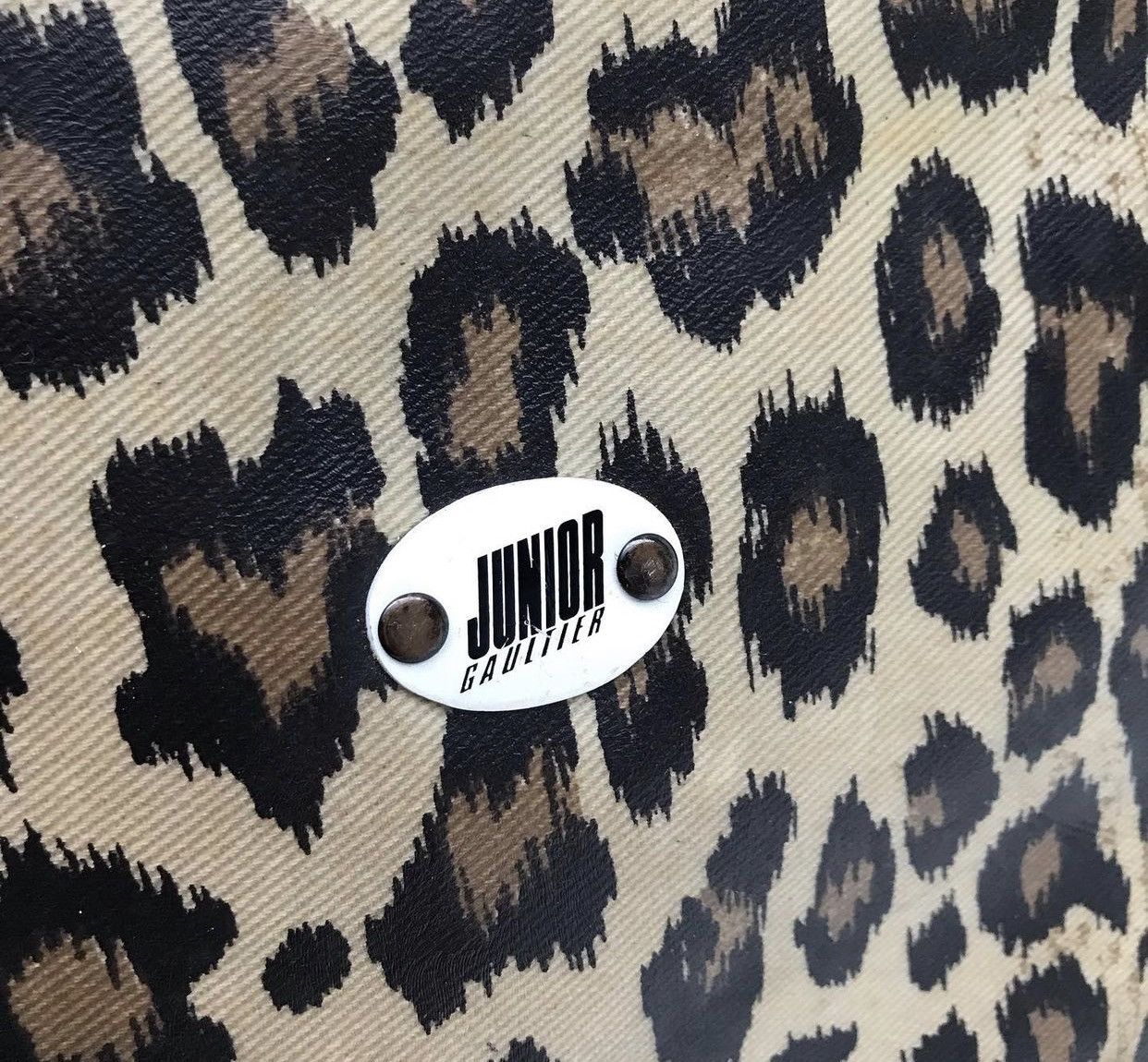 Jean Paul Gaultier Rare! 90’ Junior Gaultier Leopard Bucket Bag Size ONE SIZE - 7 Thumbnail