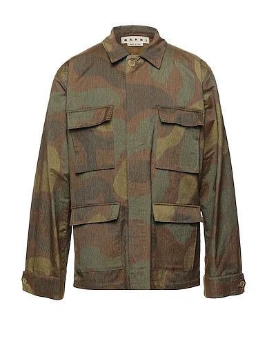 image of Marni Shirt In Militry Green in Military Green, Men's (Size Small)