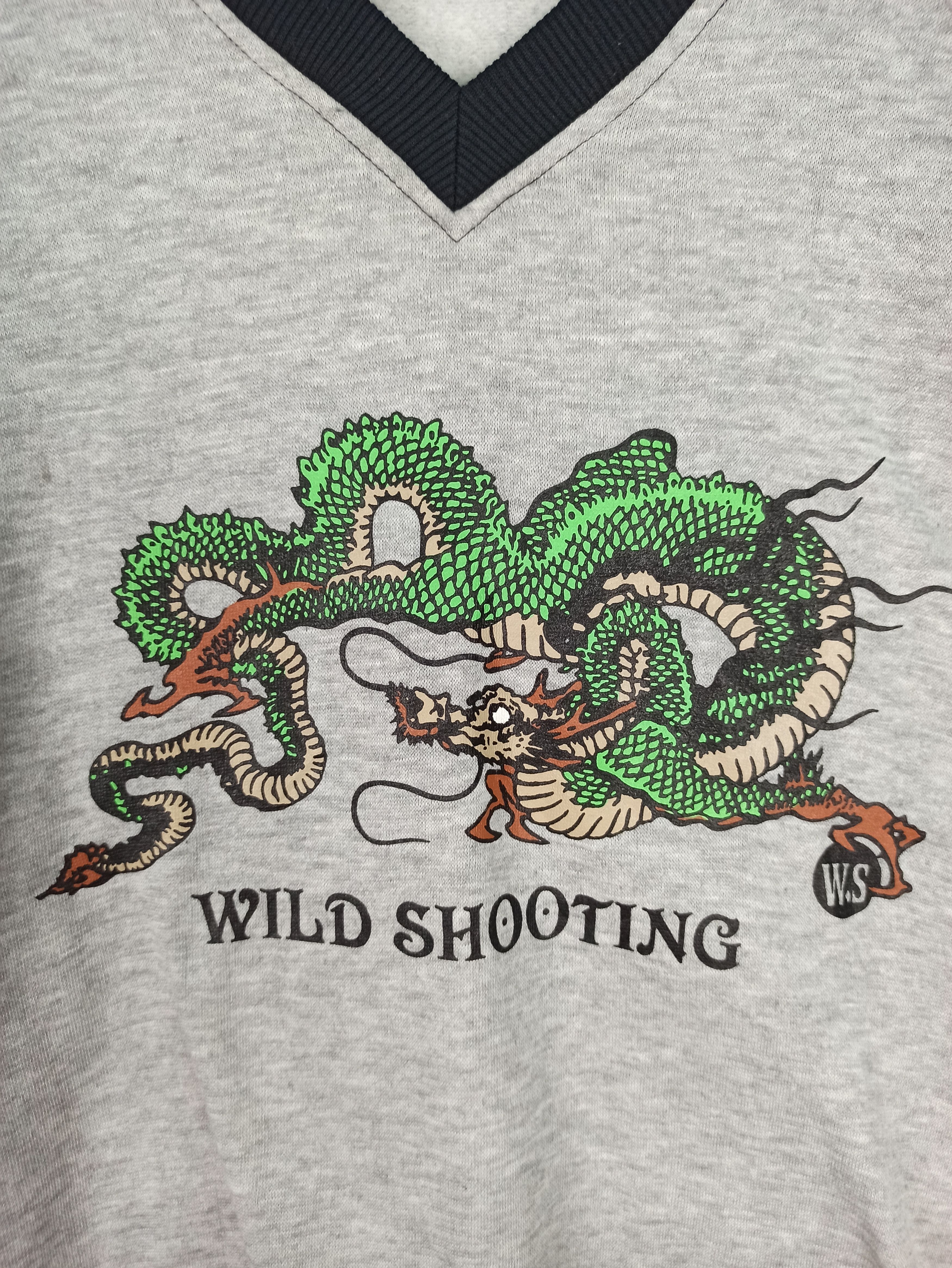Japanese Brand Vintage Dragon Wild Shooting Sweatshirts Jumper (c46) Size US L / EU 52-54 / 3 - 3 Thumbnail
