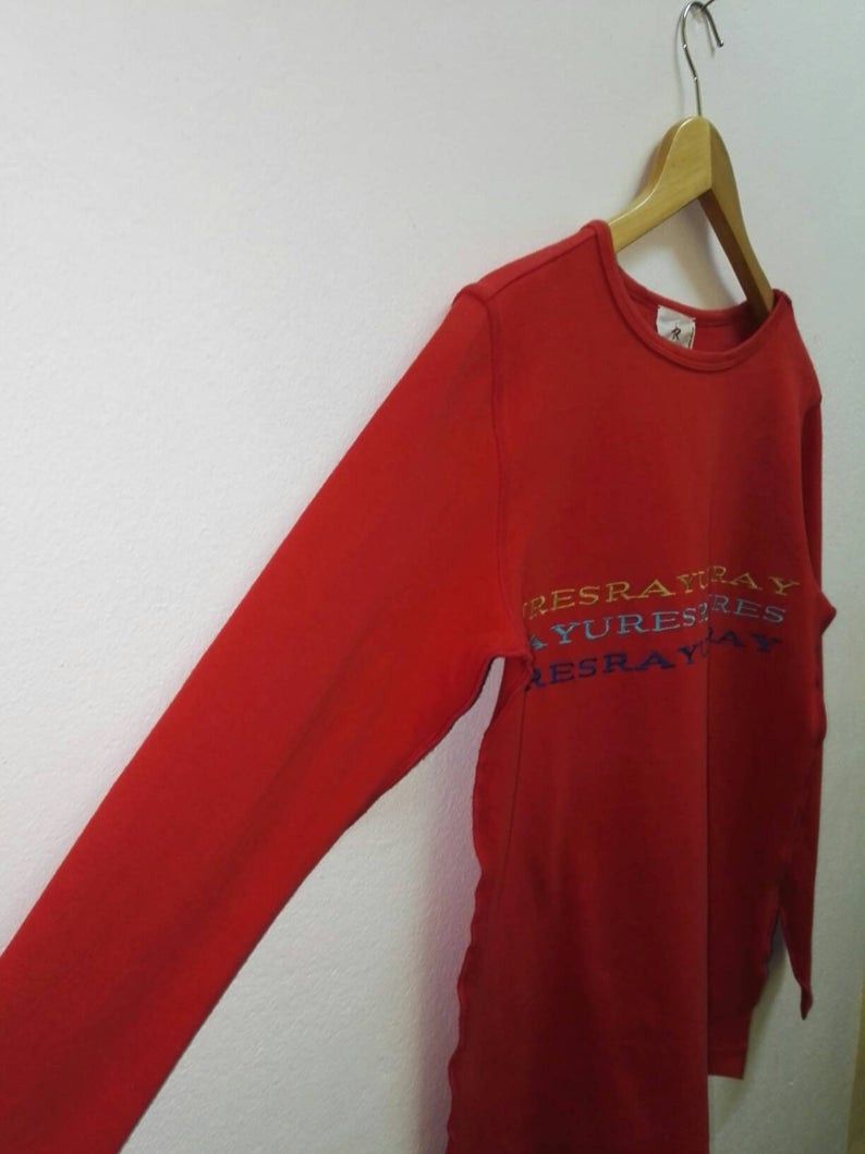 Sonia Rykiel Rare Sonia Rykiel embroidered Logo Long SleeveTee Size S / US 4 / IT 40 - 2 Thumbnail