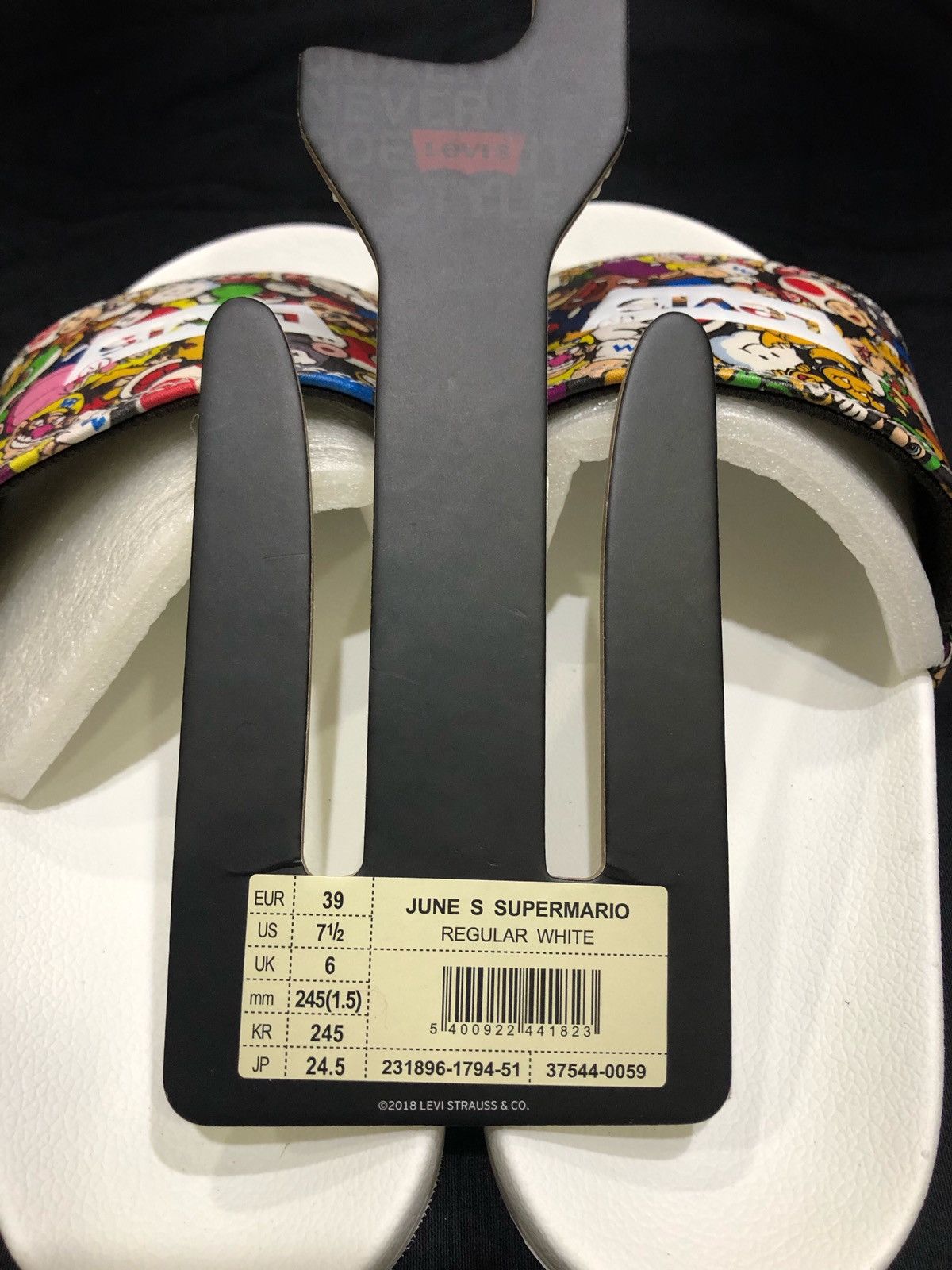 Cartoon Network 🔥Levi’s®️ X Super Mario All Over Sliders Size US 7.5 / EU 40-41 - 11 Thumbnail