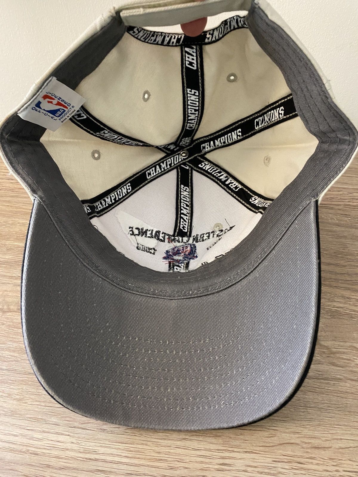 NBA × Vintage Vintage NWT ‘02 New Jersey Nets East Conference Champs Hat Size ONE SIZE - 14 Thumbnail