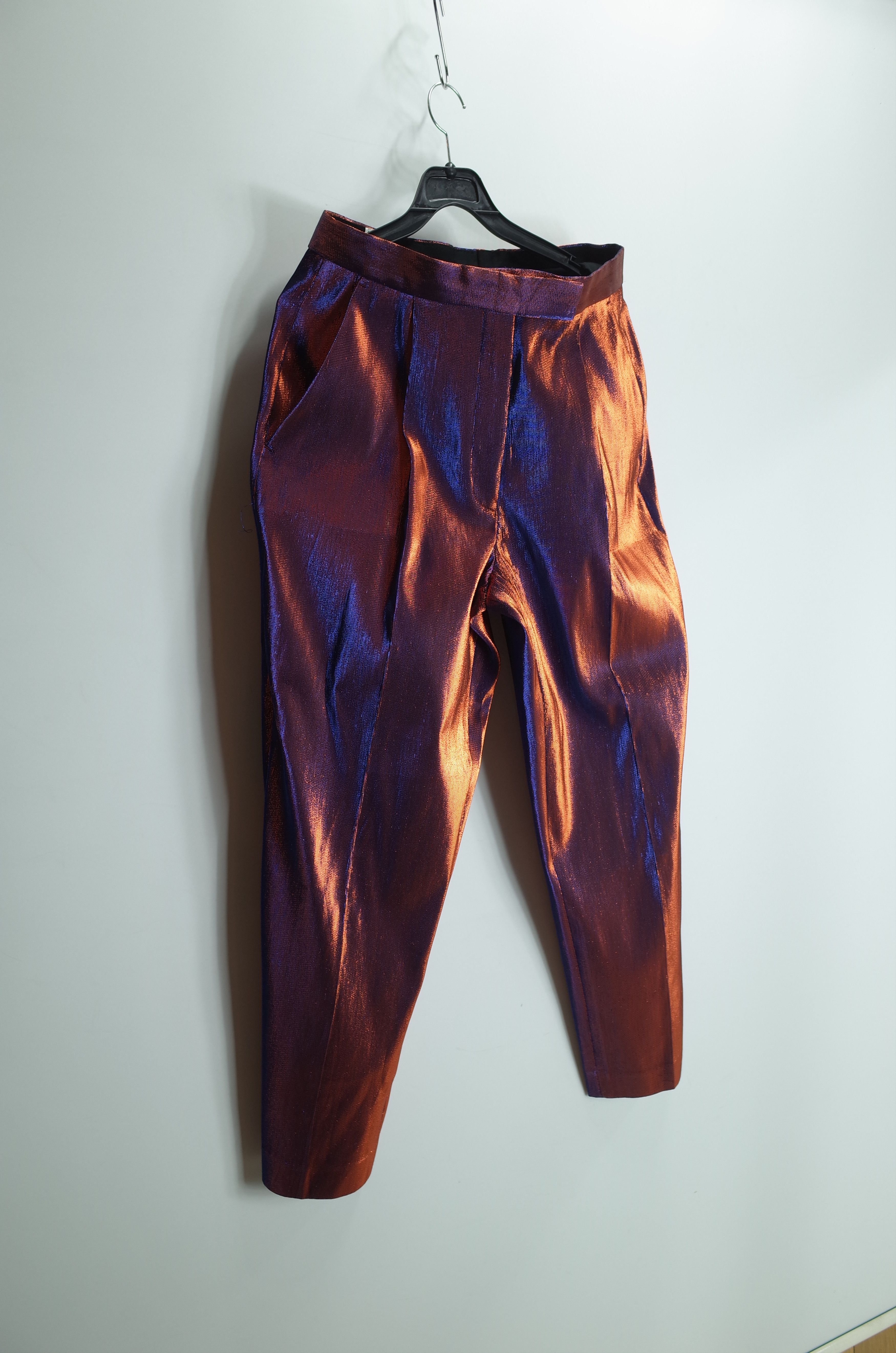 dries van noten blue gold pants