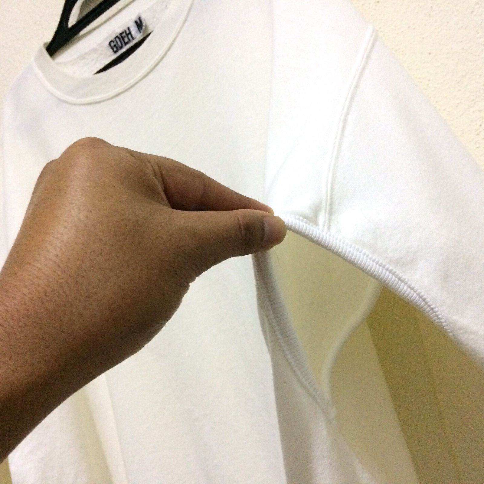 GOODENOUGH × Hiroshi Fujiwara Vintage GDEH Crewneck Jumper White Size US M / EU 48-50 / 2 - 3 Thumbnail