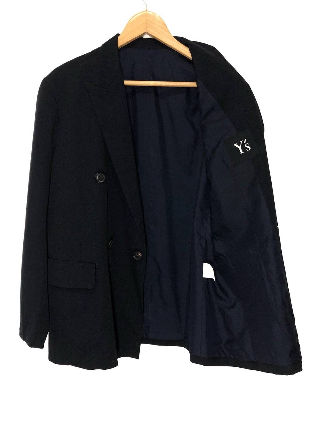 Yohji Yamamoto 🇯🇵 Iconic Yohji Yamamoto Black Y's Blazer Jacket Size US M / EU 48-50 / 2 - 3 Thumbnail