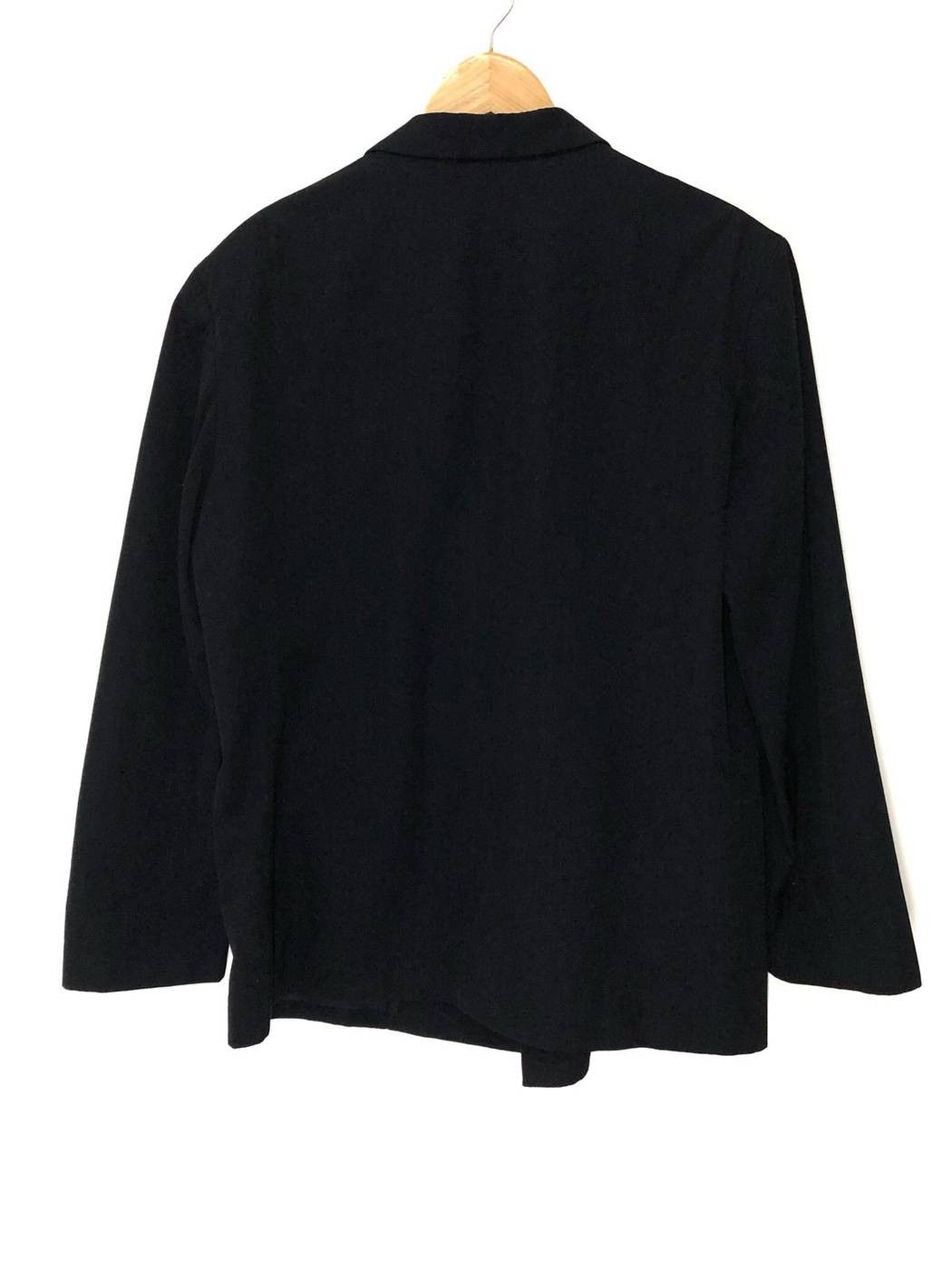 Yohji Yamamoto 🇯🇵 Iconic Yohji Yamamoto Black Y's Blazer Jacket Size US M / EU 48-50 / 2 - 2 Thumbnail